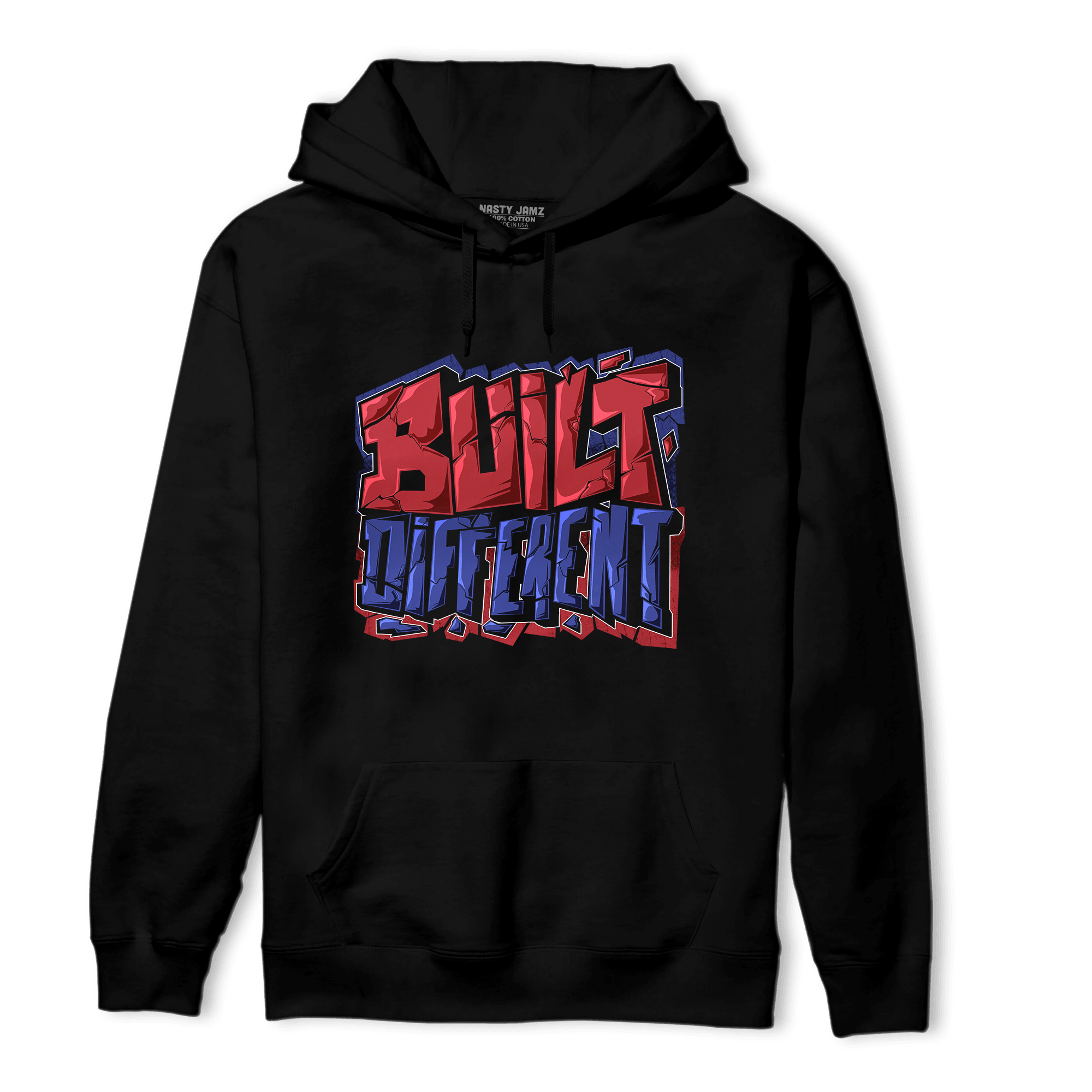Playoffs 8s Hoodie Match Built Different - NastyJamz