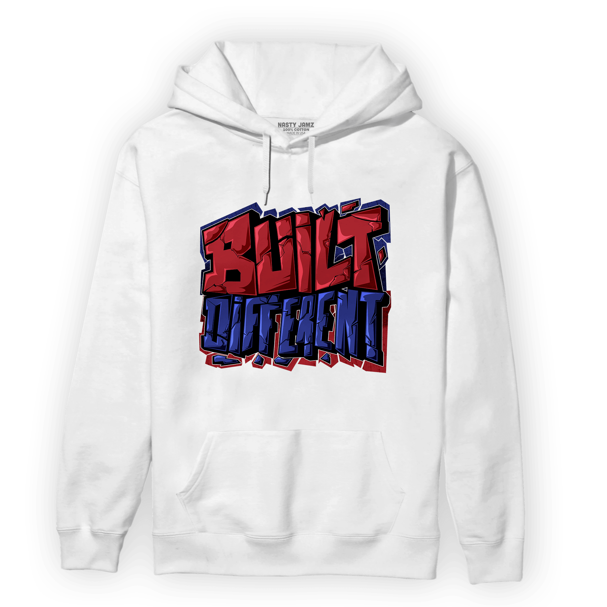 Playoffs 8s Hoodie Match Built Different - NastyJamz