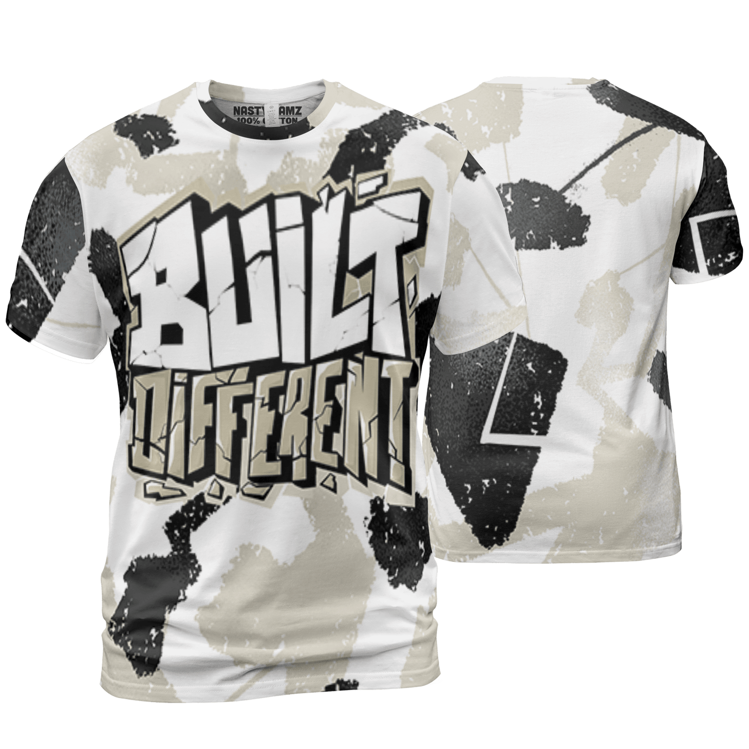 Gratitude 11s T Shirt Match Built Different 3D All-Over Print Broken - NastyJamz