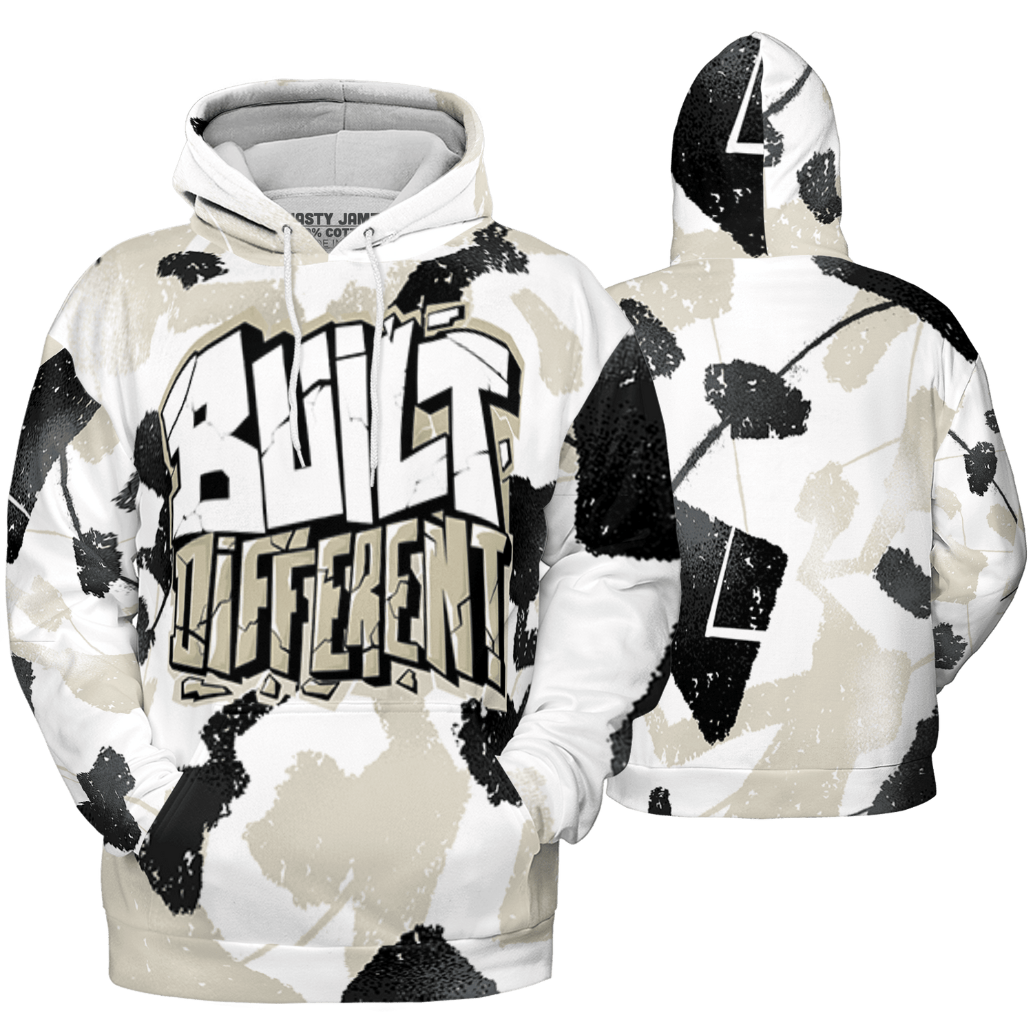Gratitude 11s Hoodie Match Built Different 3D All-Over Print Broken - NastyJamz