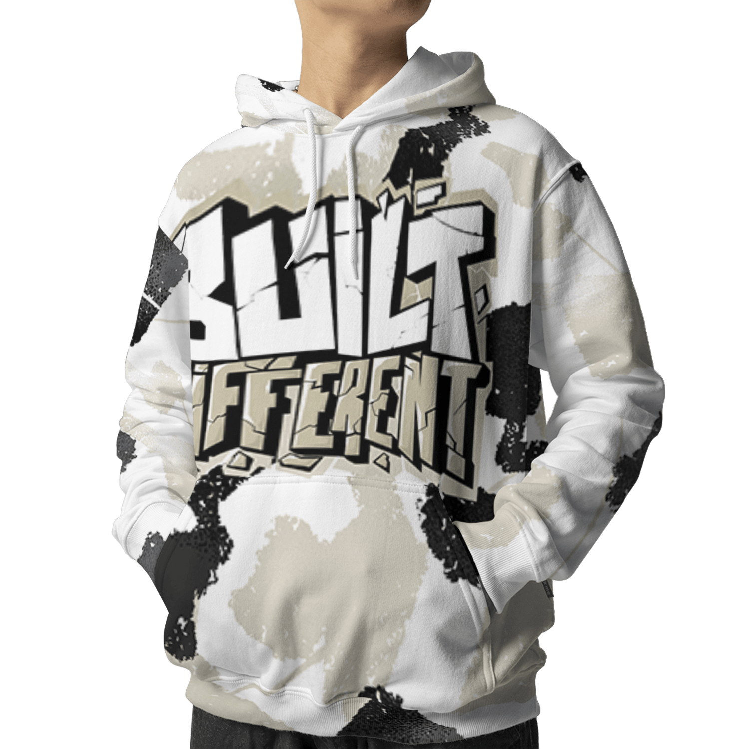 Gratitude 11s Hoodie Match Built Different 3D All-Over Print Broken - NastyJamz