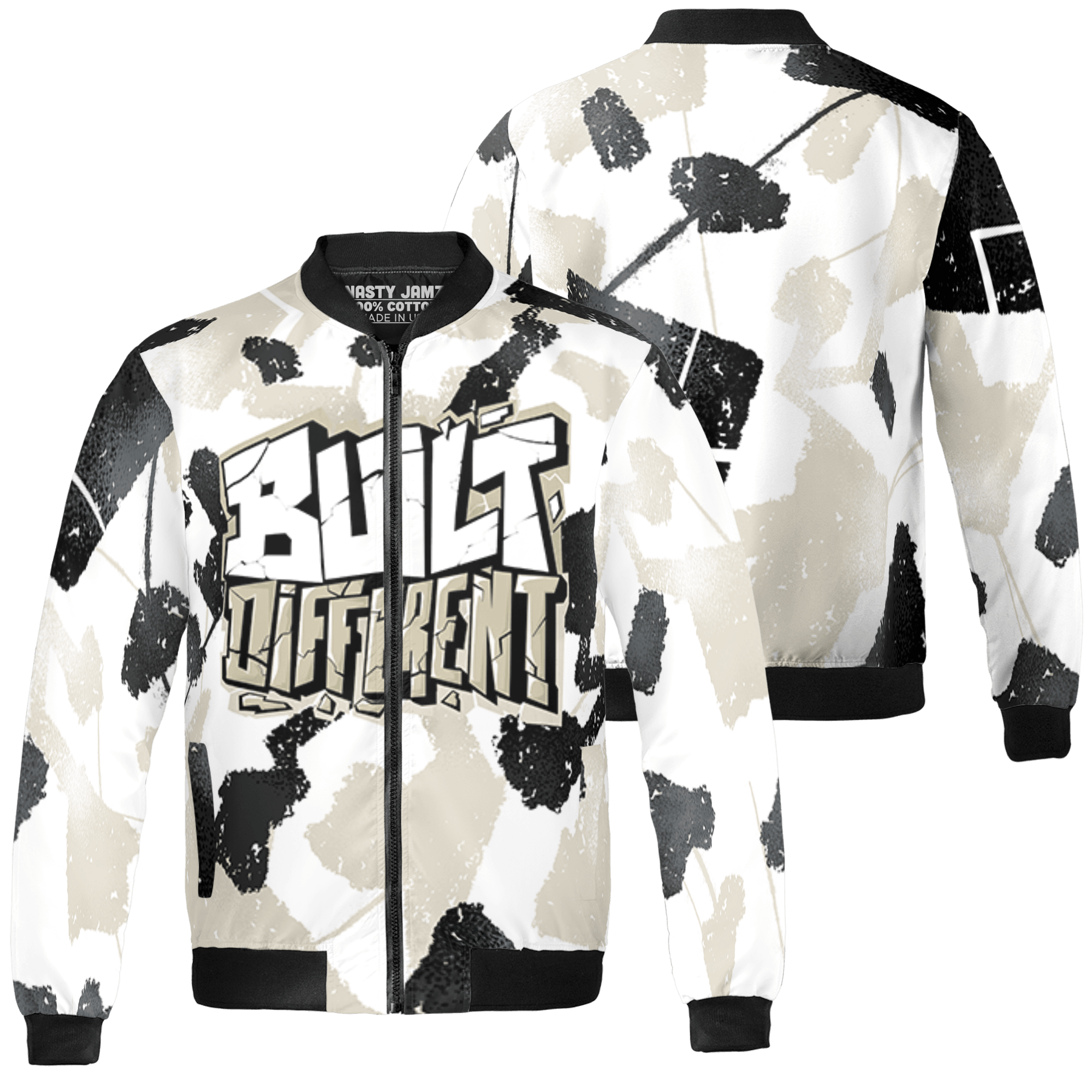 Gratitude 11s Jacket Match Built Different 3D All-Over Print Broken - NastyJamz