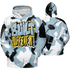 Blue Grey 13s Hoodie Match Built Different 3D All-Over Print Broken - NastyJamz