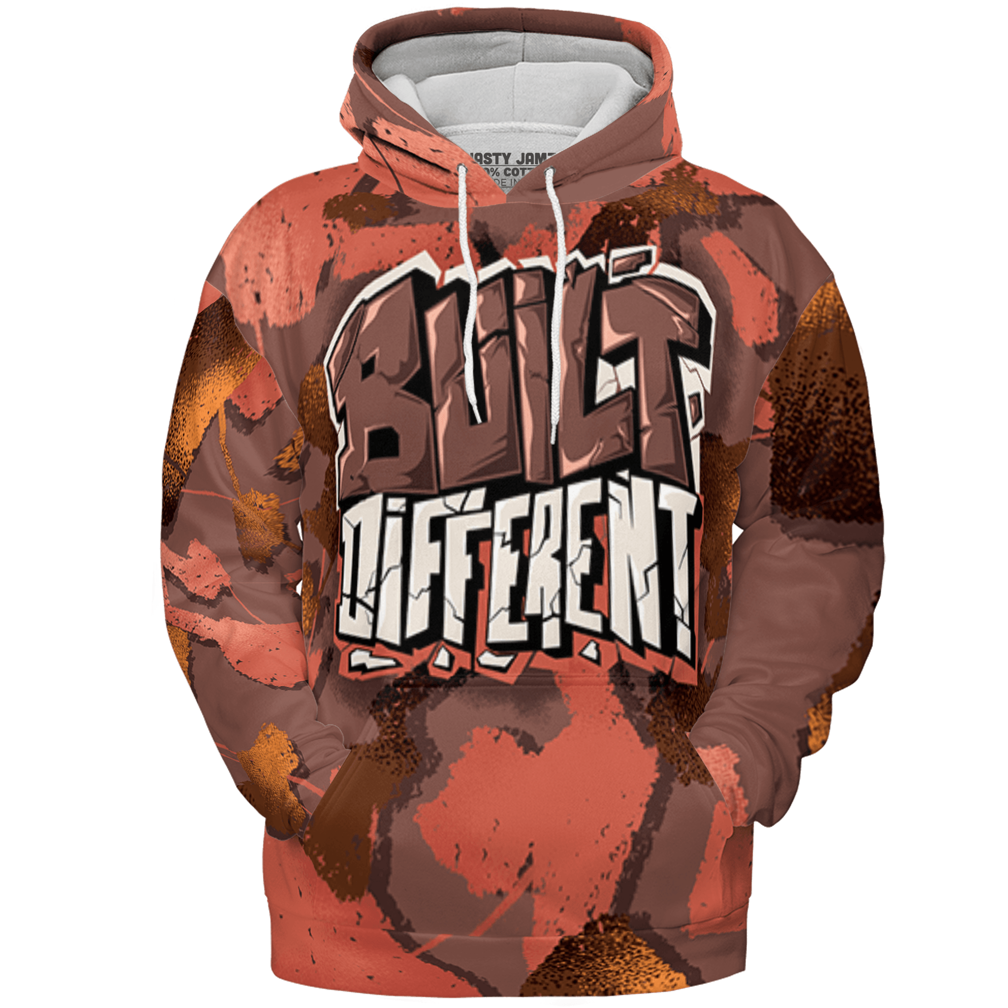 High OG Dusted Clay 1s Hoodie Match Built Different 3D All-Over Print Broken - NastyJamz