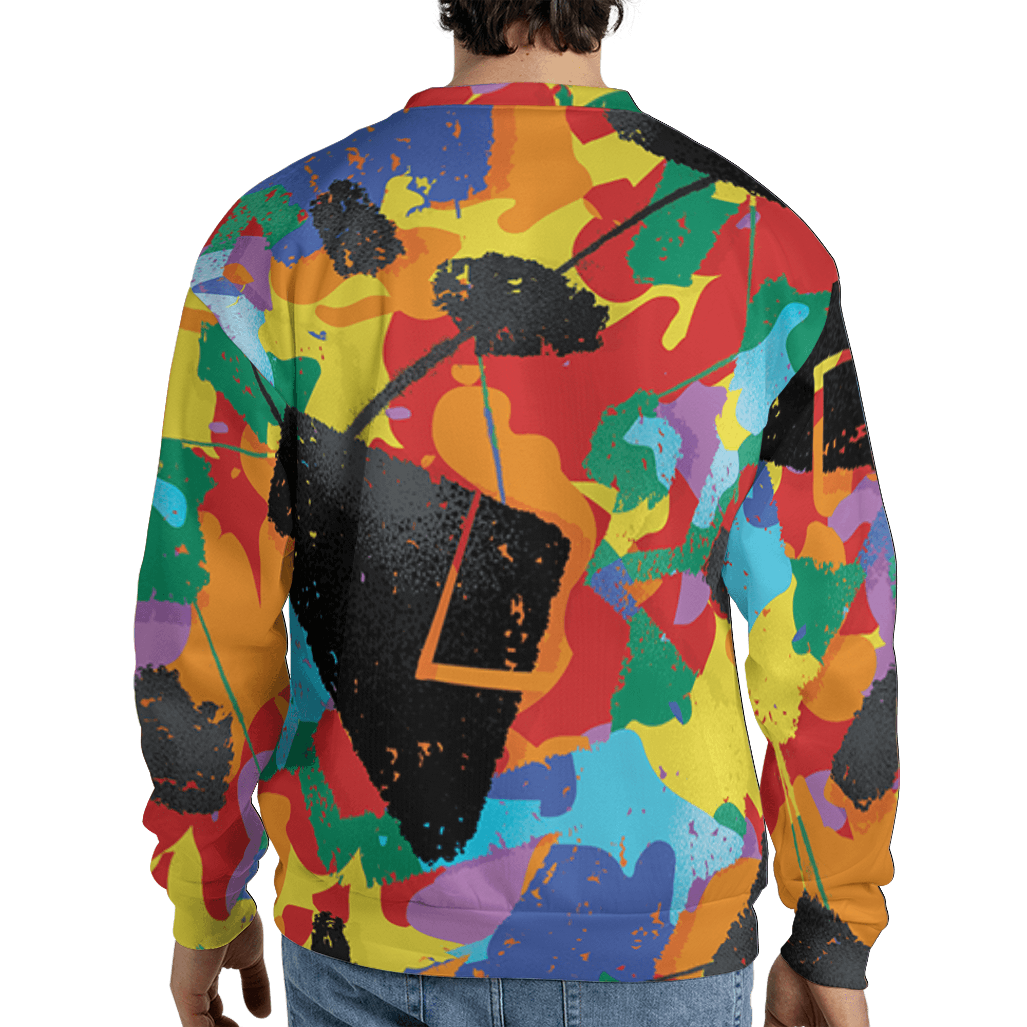 Mid GS Six Championships 1s Sweatshirt Match Built Different 3D All-Over Print Broken - NastyJamz