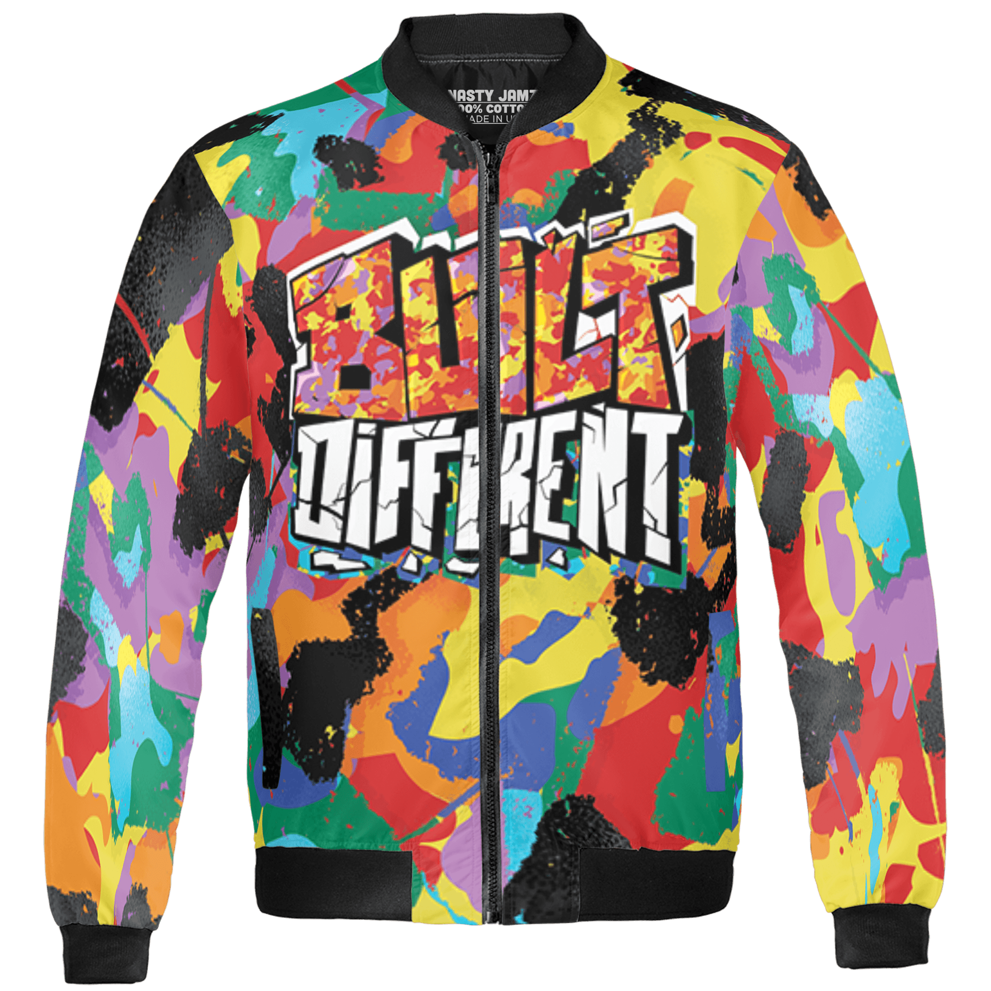 Mid GS Six Championships 1s Jacket Match Built Different 3D All-Over Print Broken - NastyJamz