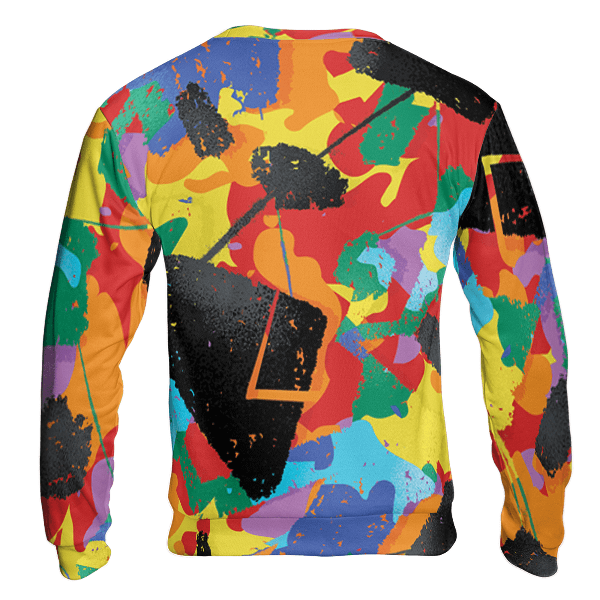 Mid GS Six Championships 1s Sweatshirt Match Built Different 3D All-Over Print Broken - NastyJamz