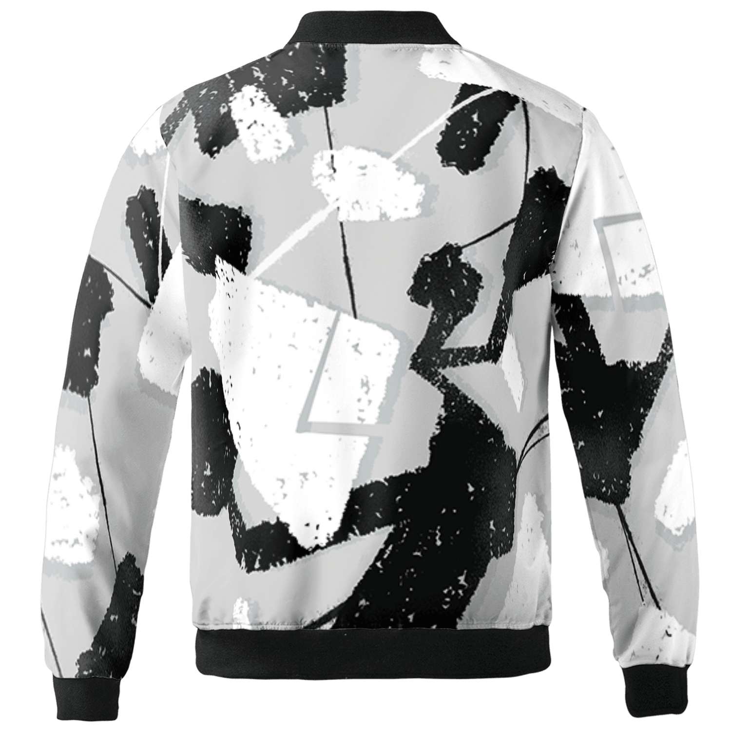Retro High OG Black White 1s Jacket Match Built Different 3D All-Over Print Broken - NastyJamz