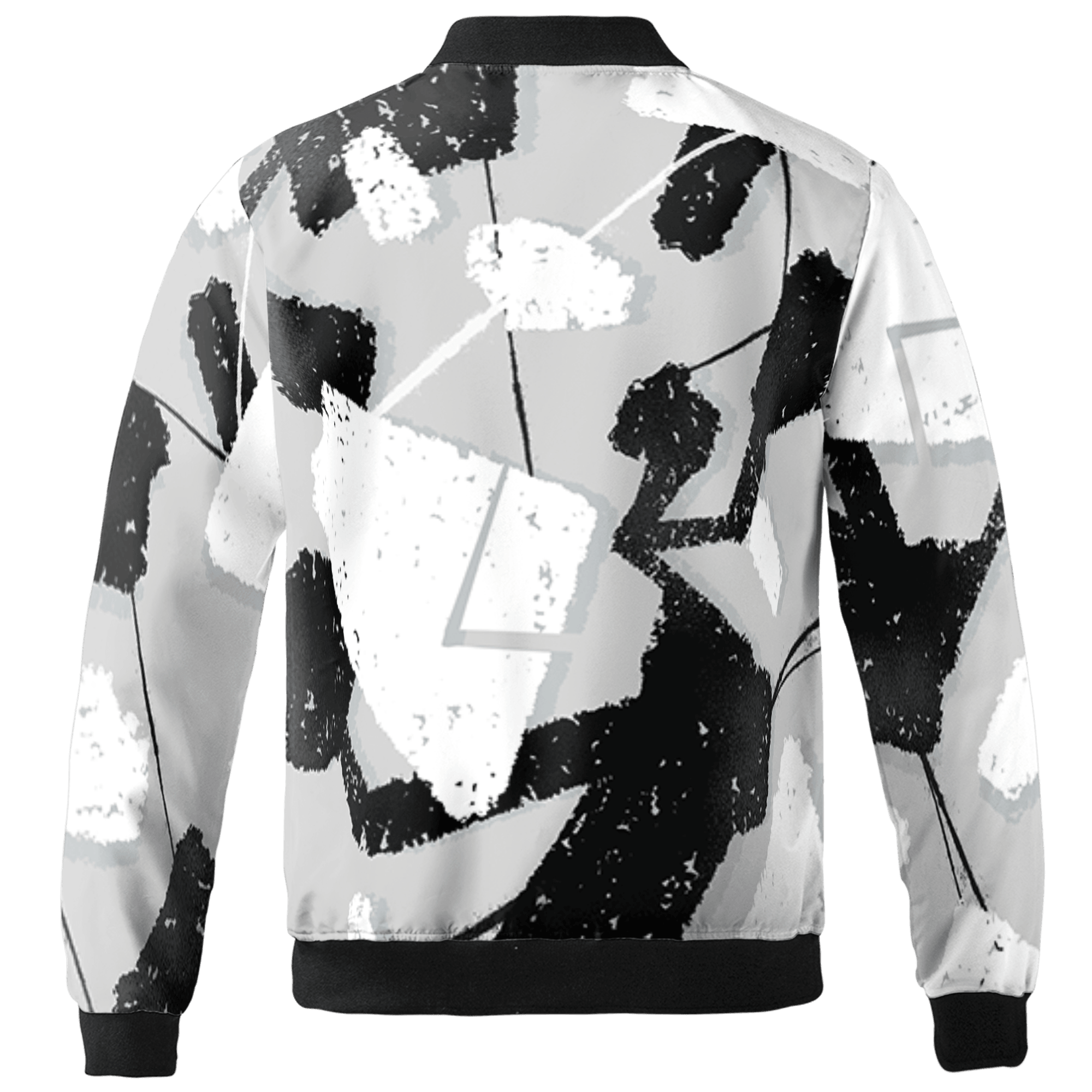 Retro High OG Black White 1s Jacket Match Built Different 3D All-Over Print Broken - NastyJamz