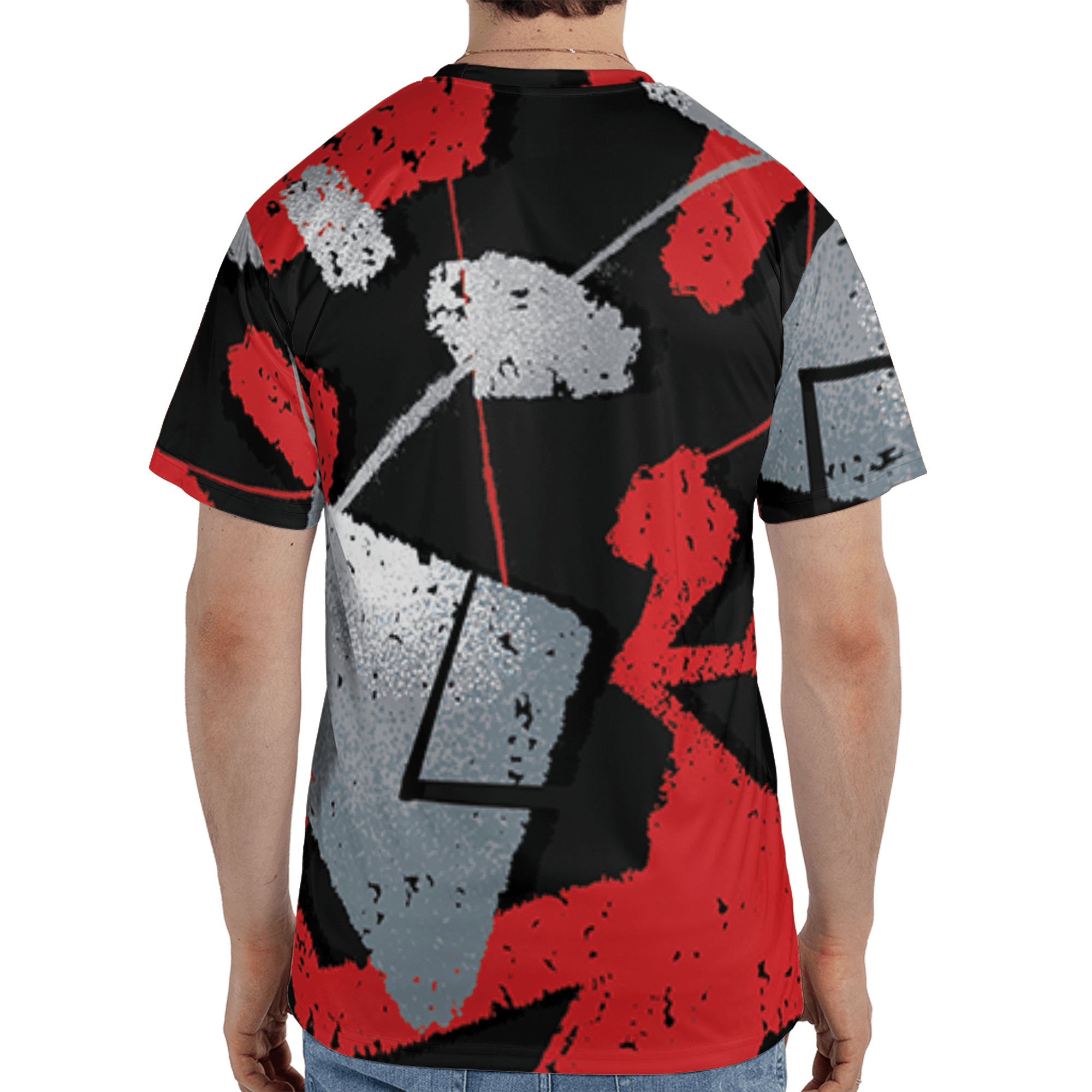 Bred Reimagined 4s T Shirt Match Built Different 3D All-Over Print Broken - NastyJamz