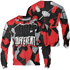 Bred Reimagined 4s Sweatshirt Match Built Different 3D All-Over Print Broken - NastyJamz