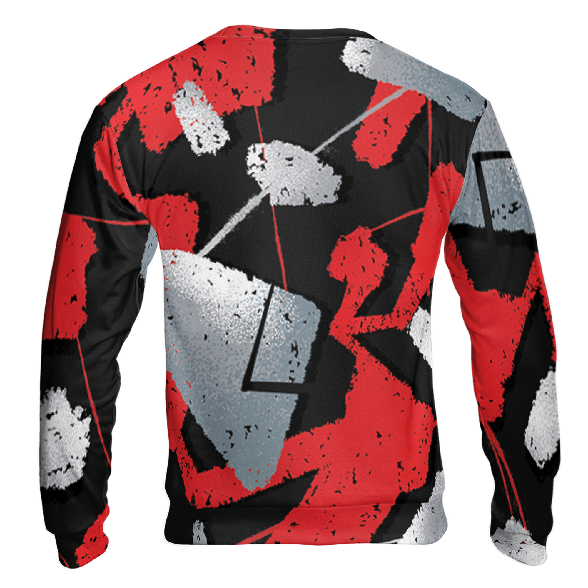 Bred Reimagined 4s Sweatshirt Match Built Different 3D All-Over Print Broken - NastyJamz