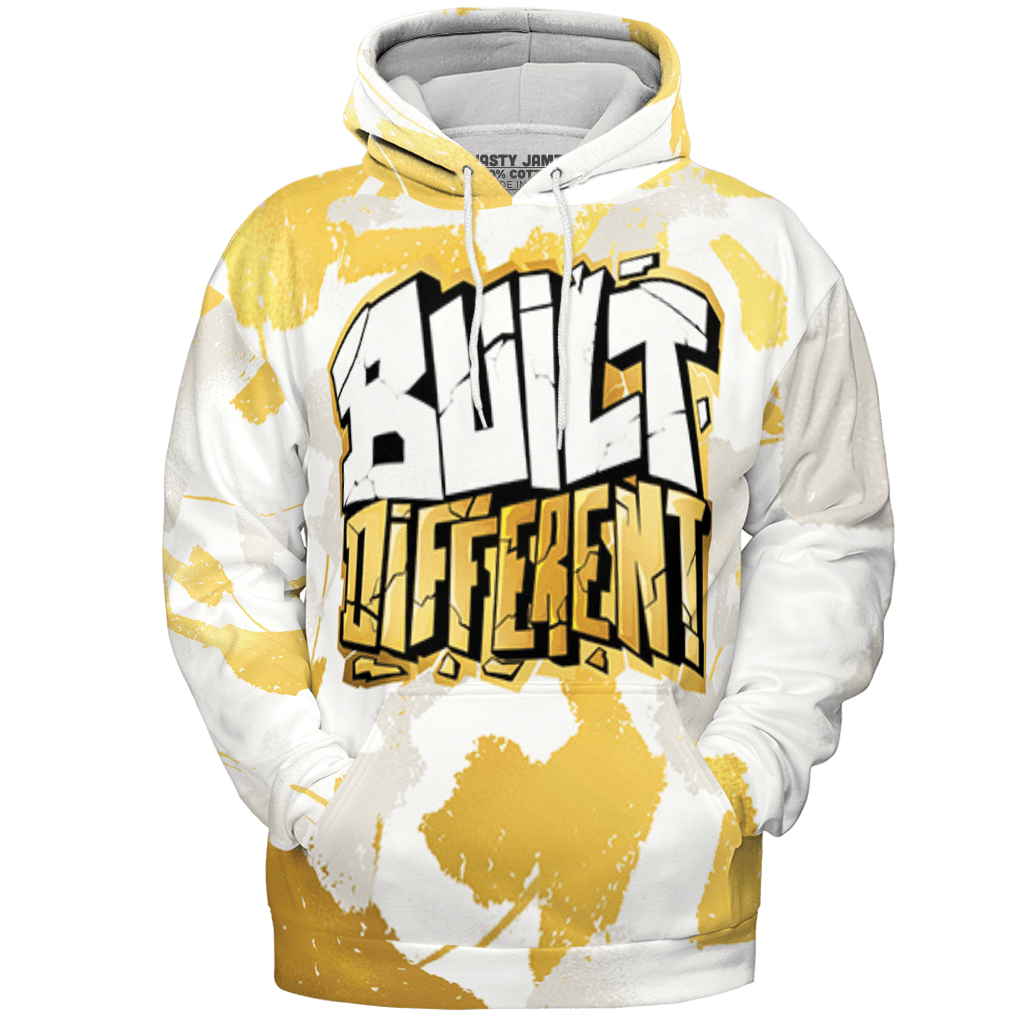 Sail 4s Hoodie Match Built Different 3D All-Over Print Broken - NastyJamz