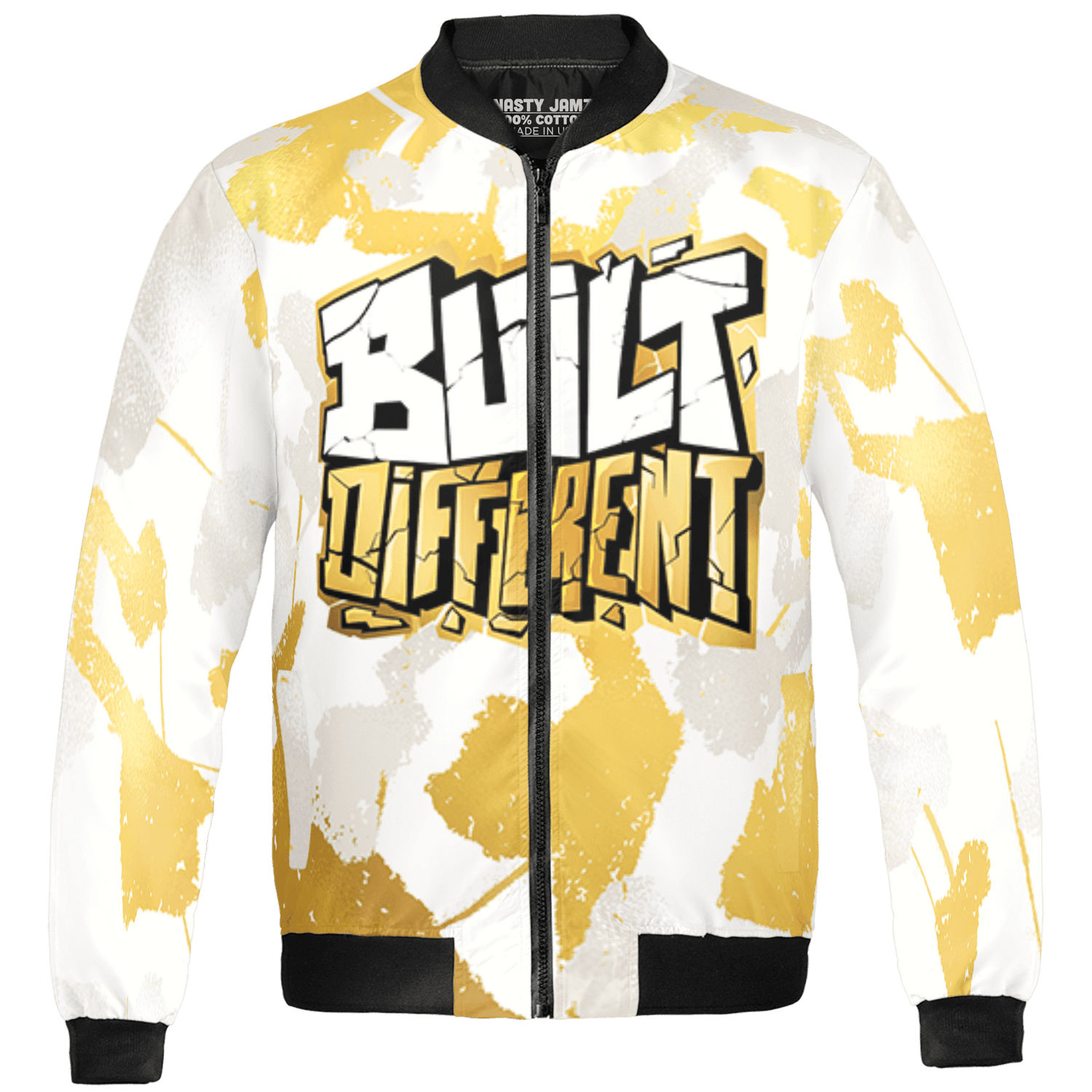Sail 4s Jacket Match Built Different 3D All-Over Print Broken - NastyJamz