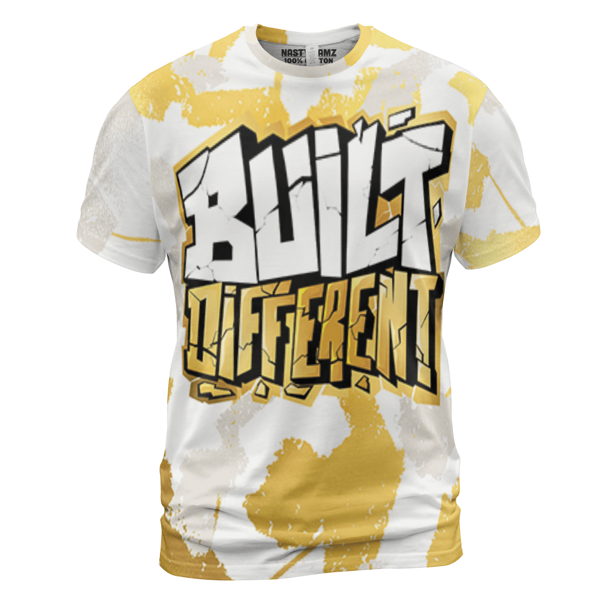 Sail 4s T Shirt Match Built Different 3D All-Over Print Broken - NastyJamz