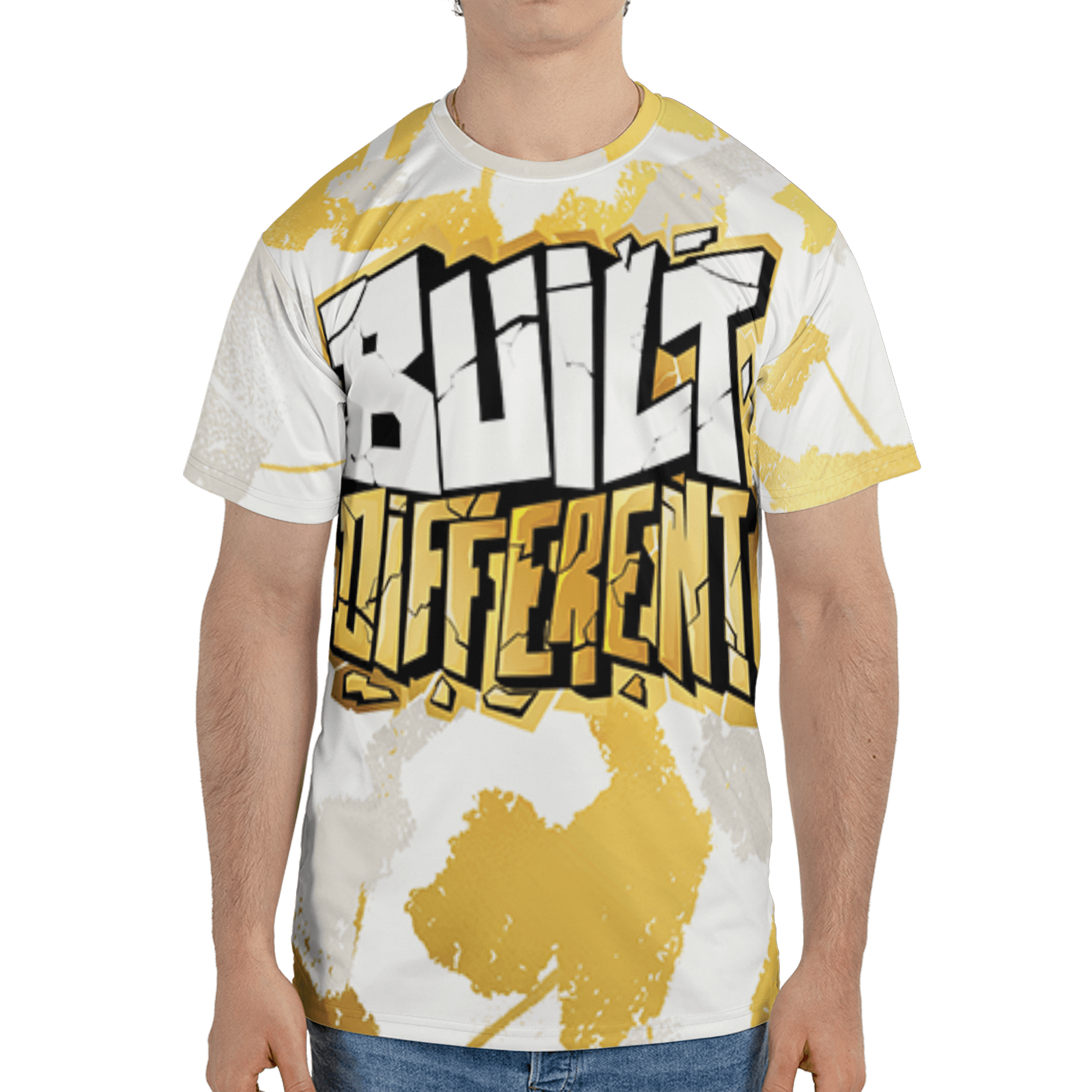 Sail 4s T Shirt Match Built Different 3D All-Over Print Broken - NastyJamz