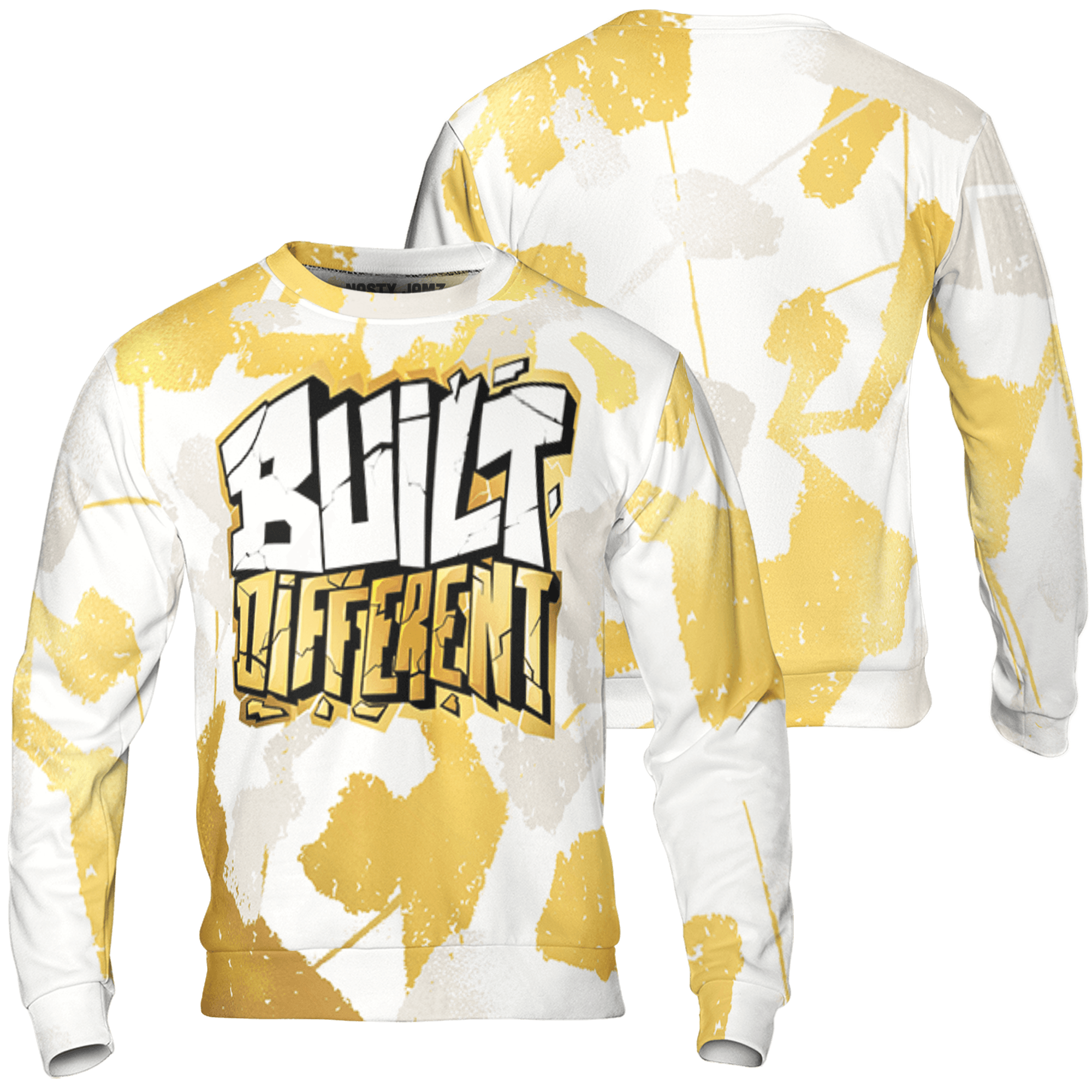 Sail 4s Sweatshirt Match Built Different 3D All-Over Print Broken - NastyJamz