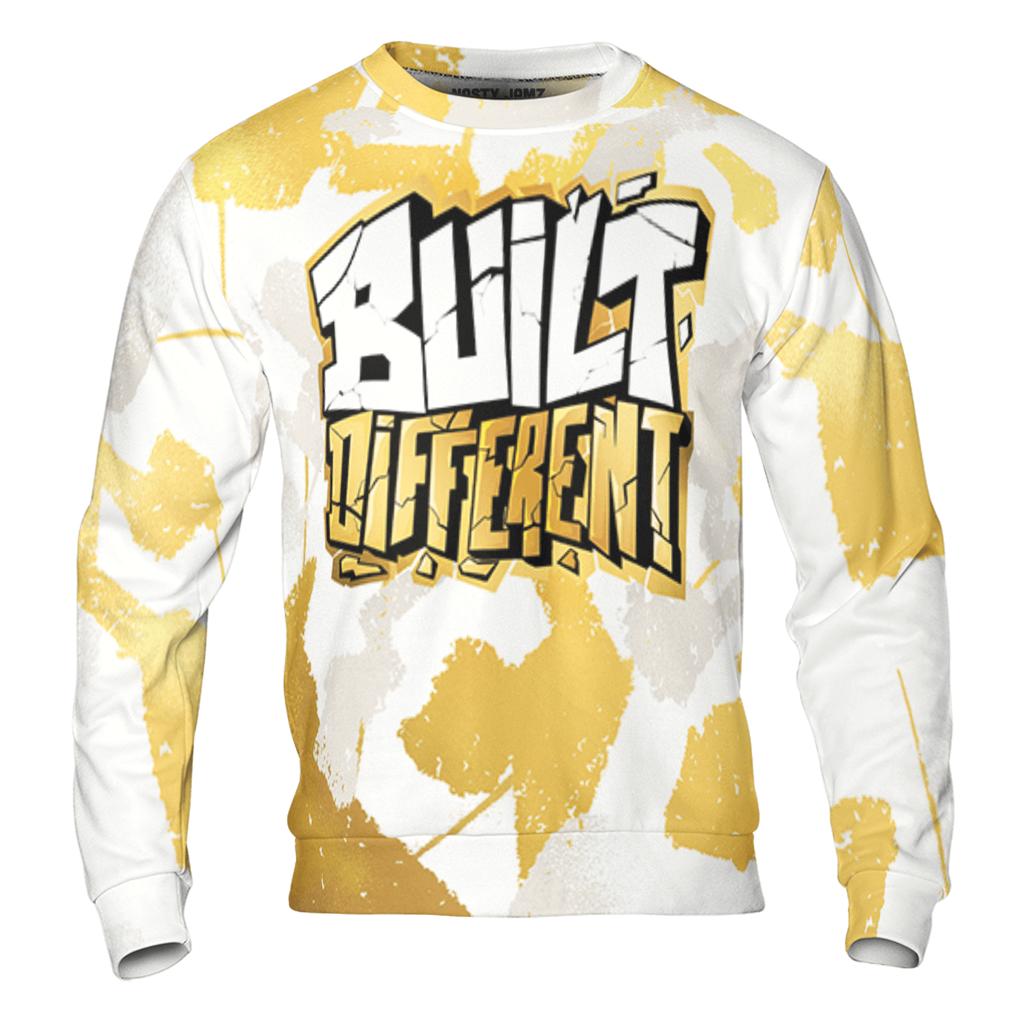 Sail 4s Sweatshirt Match Built Different 3D All-Over Print Broken - NastyJamz