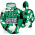 Lucky Green 5s Hoodie Match Built Different 3D All-Over Print Broken - NastyJamz