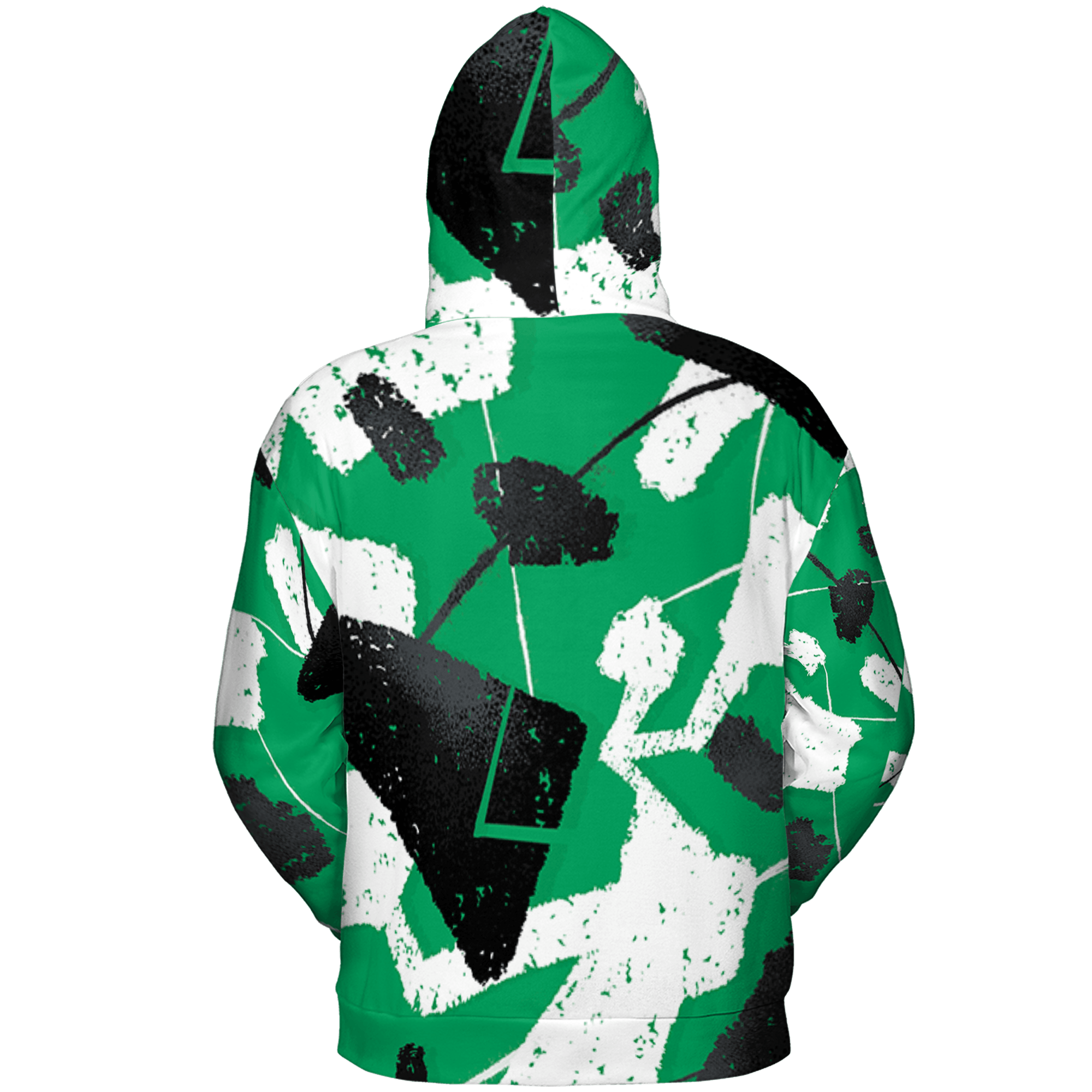 Lucky Green 5s Hoodie Match Built Different 3D All-Over Print Broken - NastyJamz