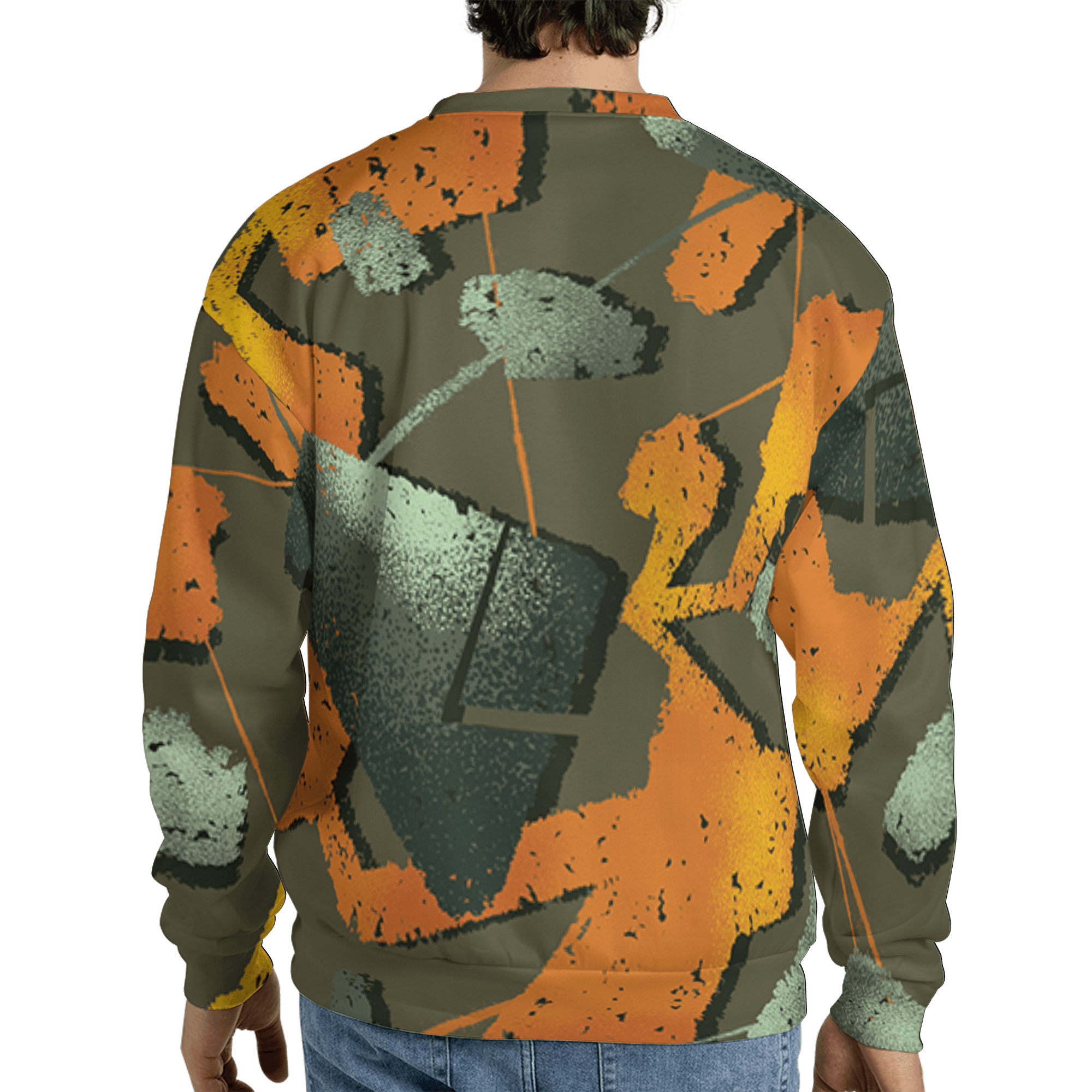 Olive 5s Sweatshirt Match Built Different 3D All-Over Print Broken - NastyJamz