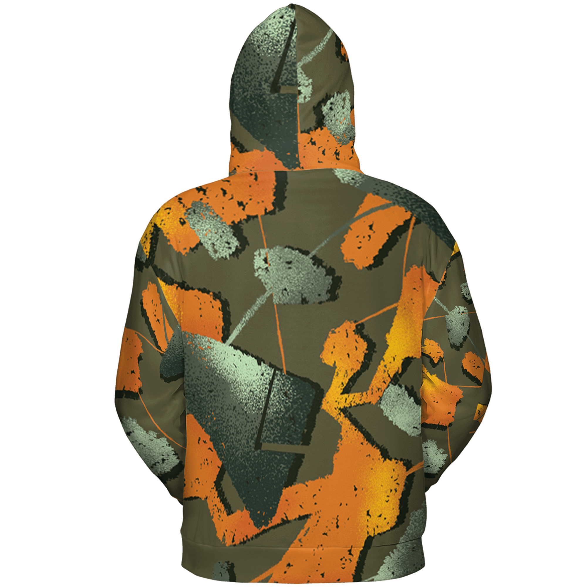 Olive 5s Hoodie Match Built Different 3D All-Over Print Broken - NastyJamz
