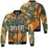 Olive 5s Jacket Match Built Different 3D All-Over Print Broken - NastyJamz