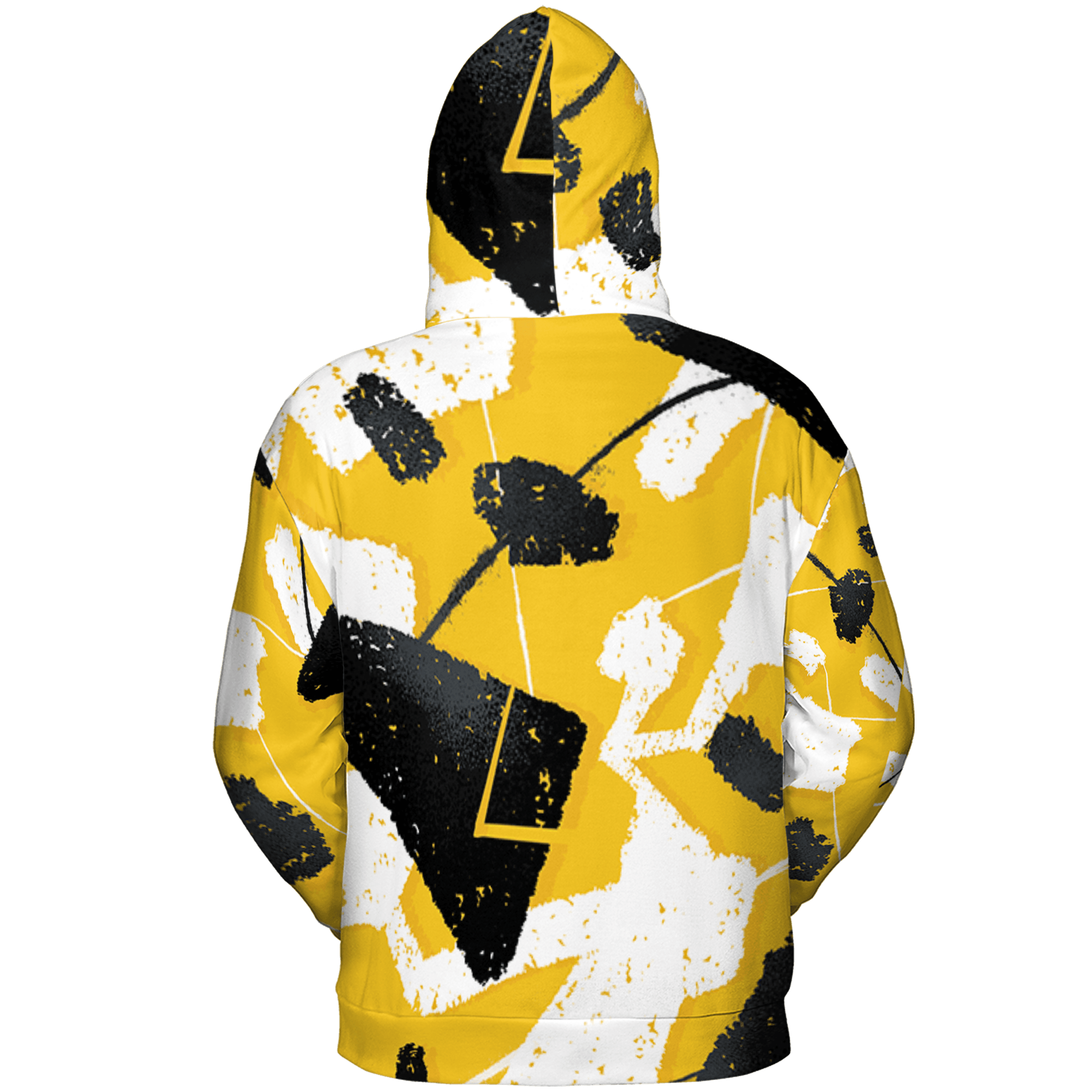 Yellow Ochre 6s Hoodie Match Built Different 3D All-Over Print Broken - NastyJamz
