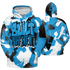 Powder Blue 9s Hoodie Match Built Different 3D All-Over Print Broken - NastyJamz