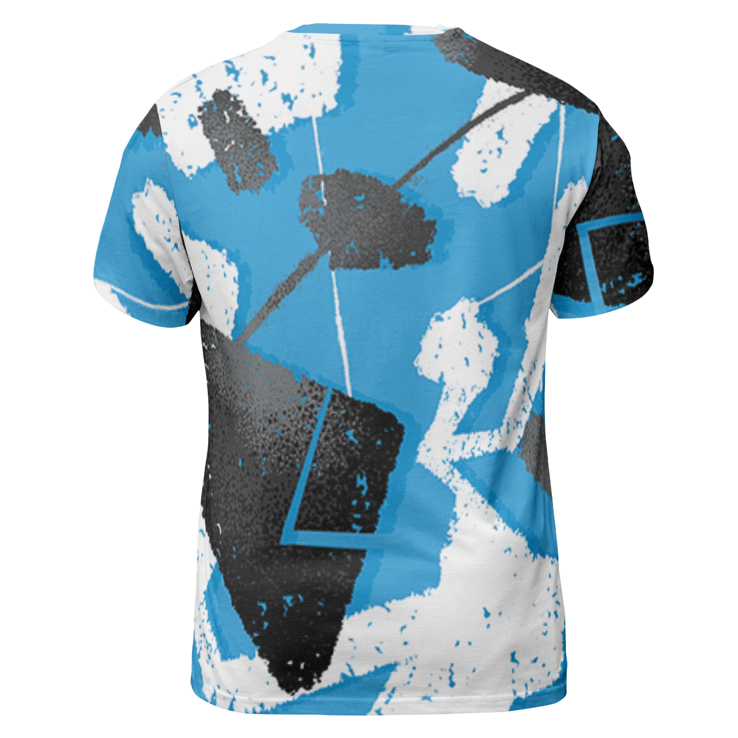 Powder Blue 9s T Shirt Match Built Different 3D All-Over Print Broken - NastyJamz
