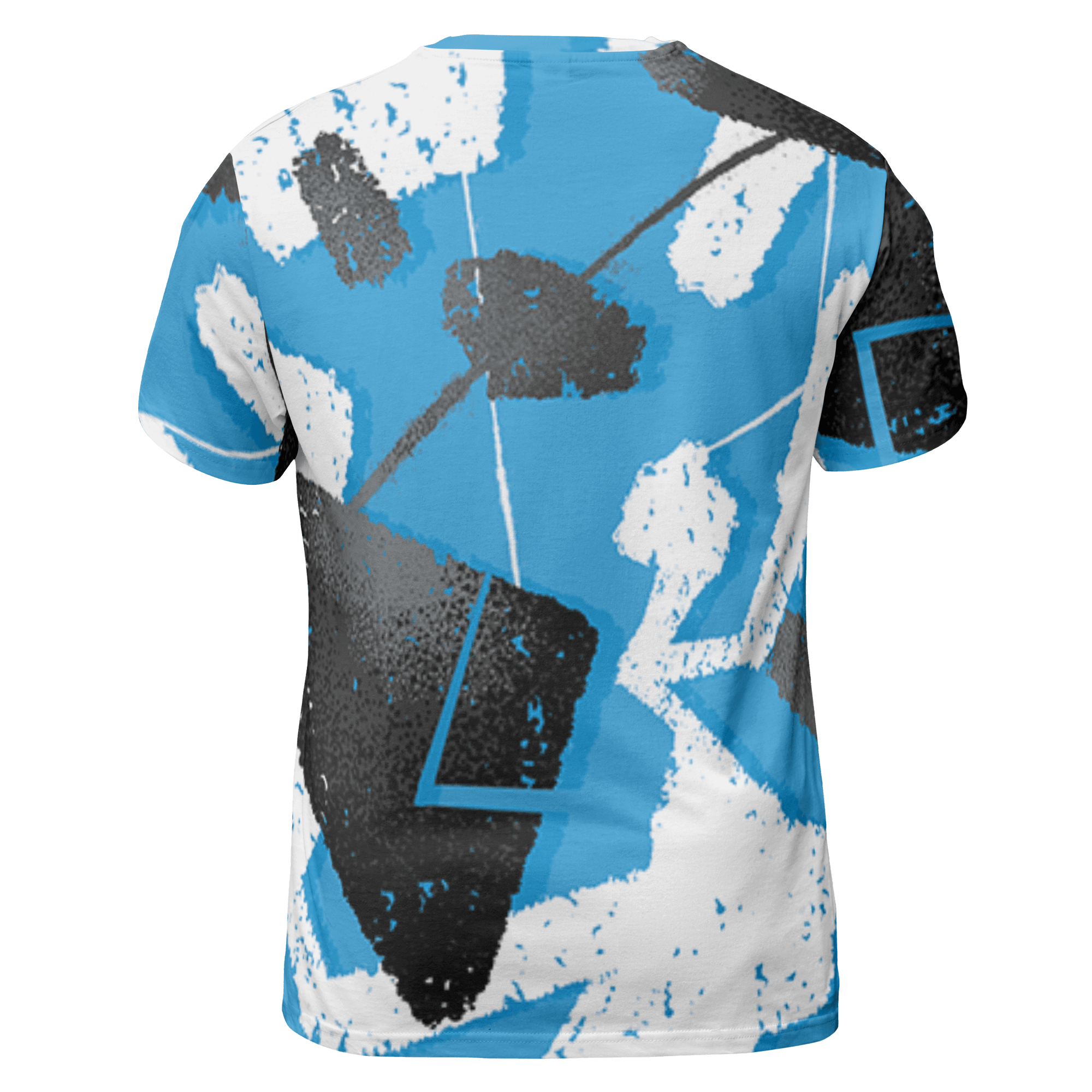 Powder Blue 9s T Shirt Match Built Different 3D All-Over Print Broken - NastyJamz