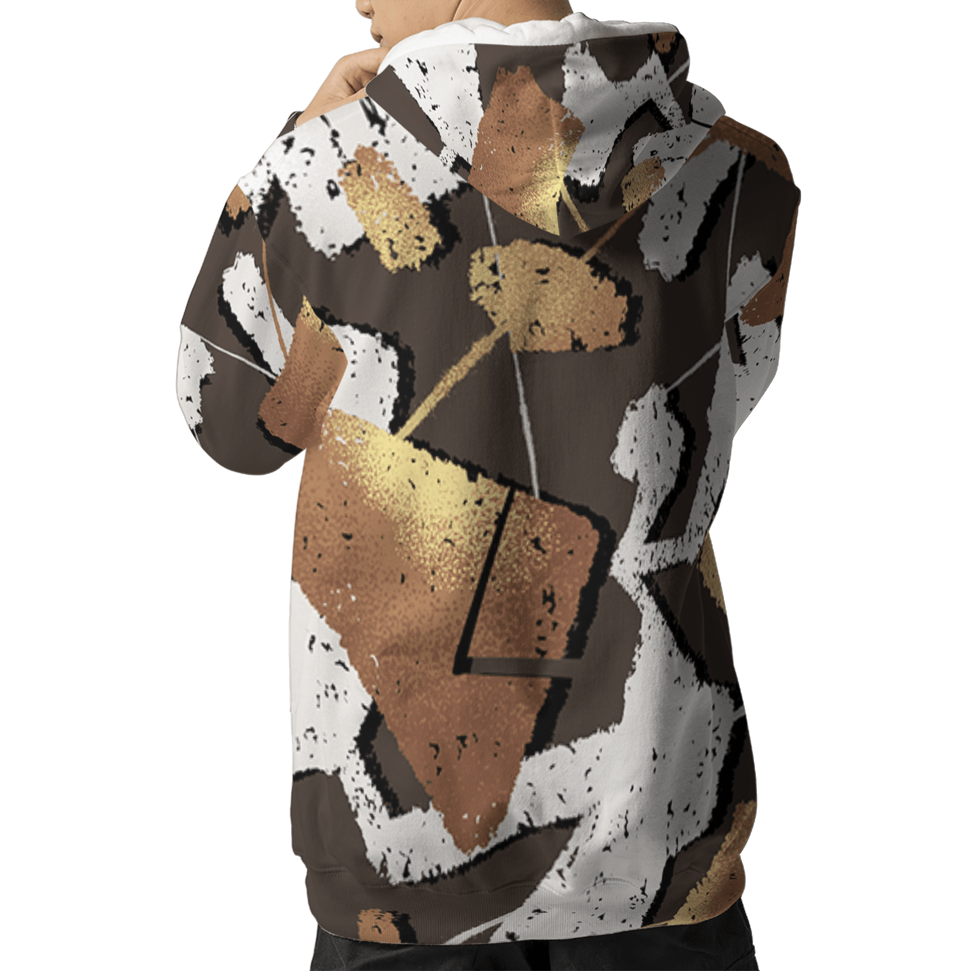Jumpman Jack Hoodie Match Built Different 3D All-Over Print Broken - NastyJamz