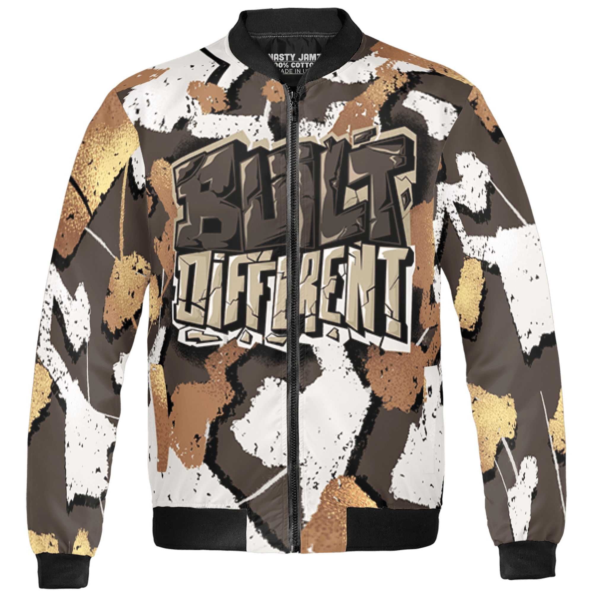Jumpman Jack Jacket Match Built Different 3D All-Over Print Broken - NastyJamz