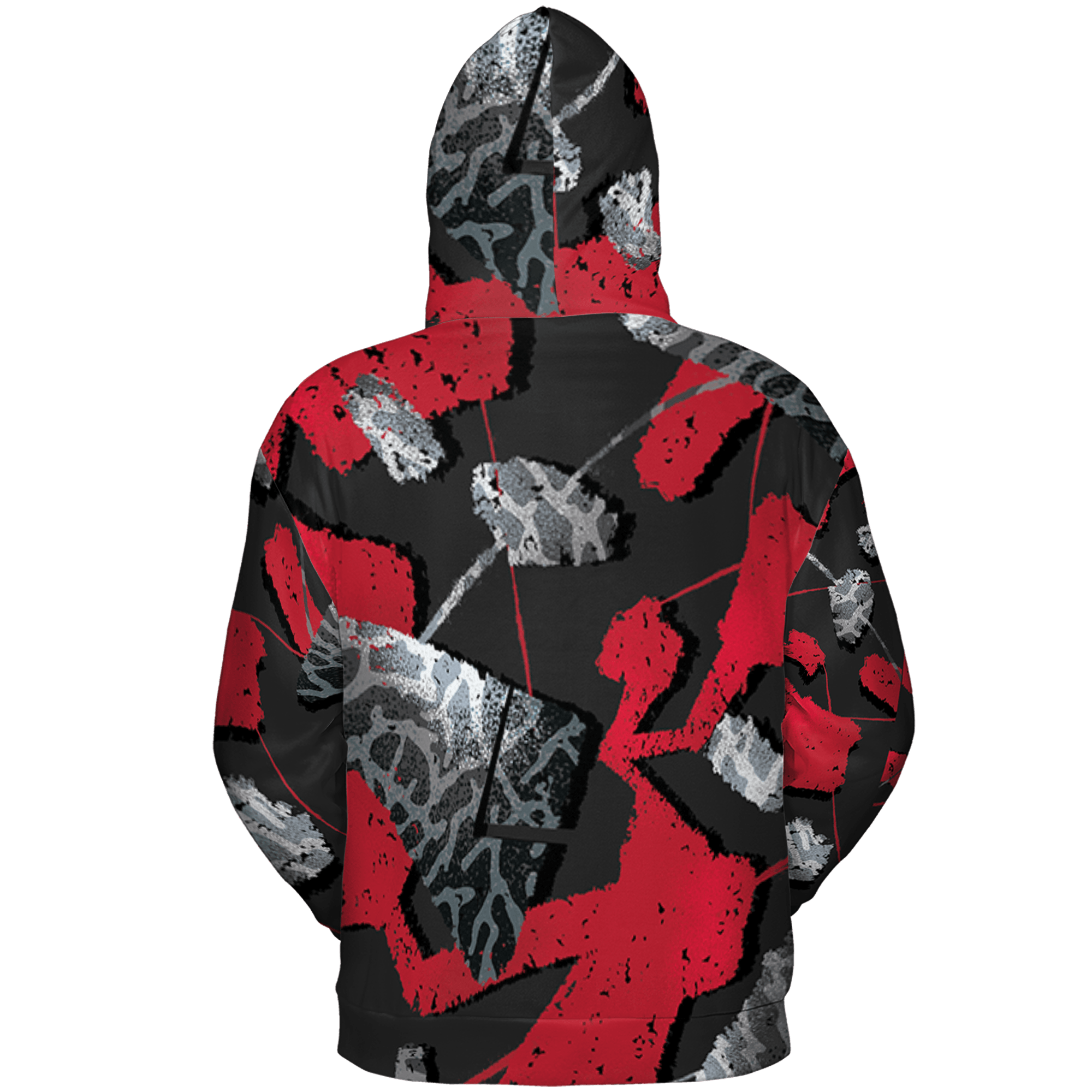 Spizike Low Bred Hoodie Match Built Different 3D All-Over Print Broken - NastyJamz