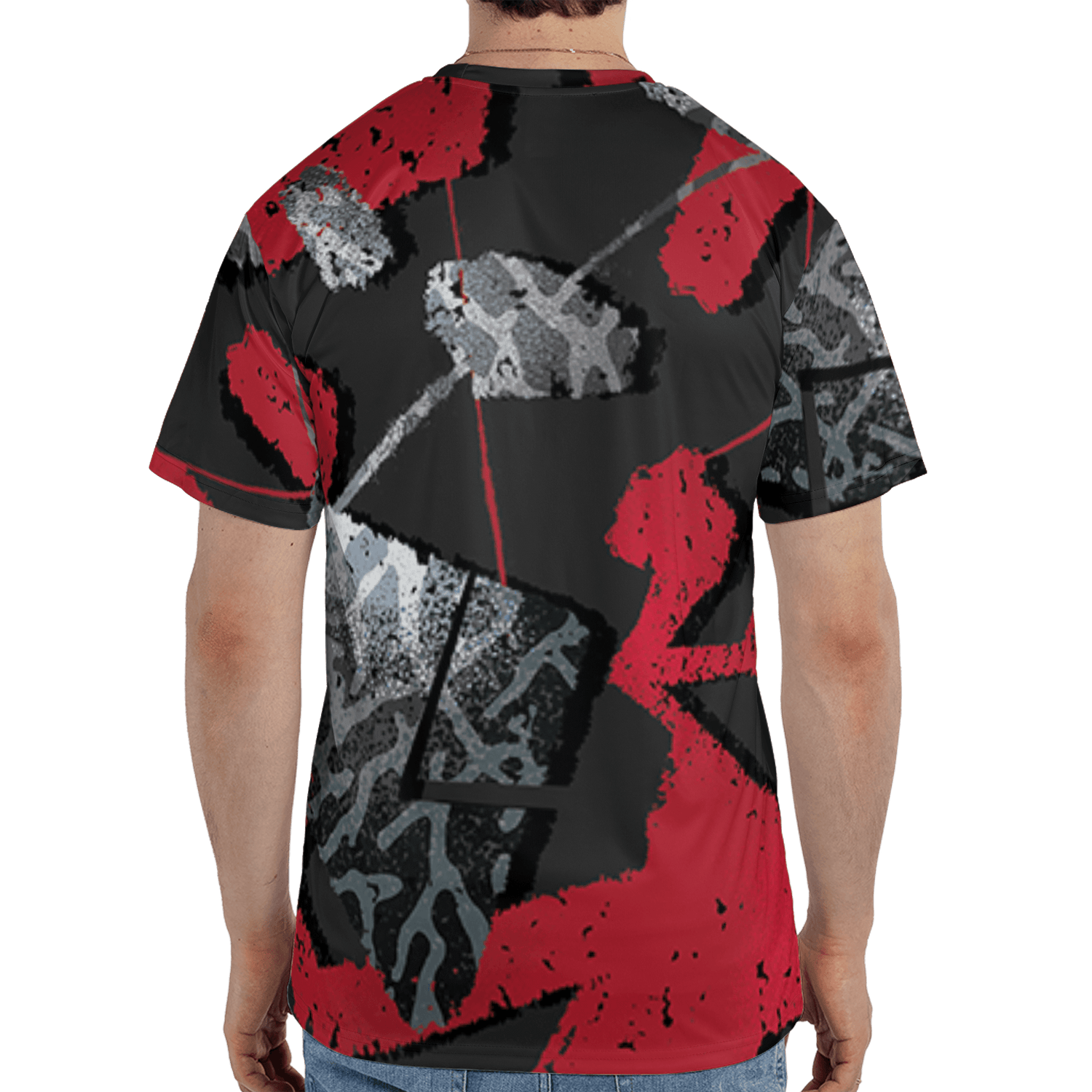 Spizike Low Bred T Shirt Match Built Different 3D All-Over Print Broken - NastyJamz