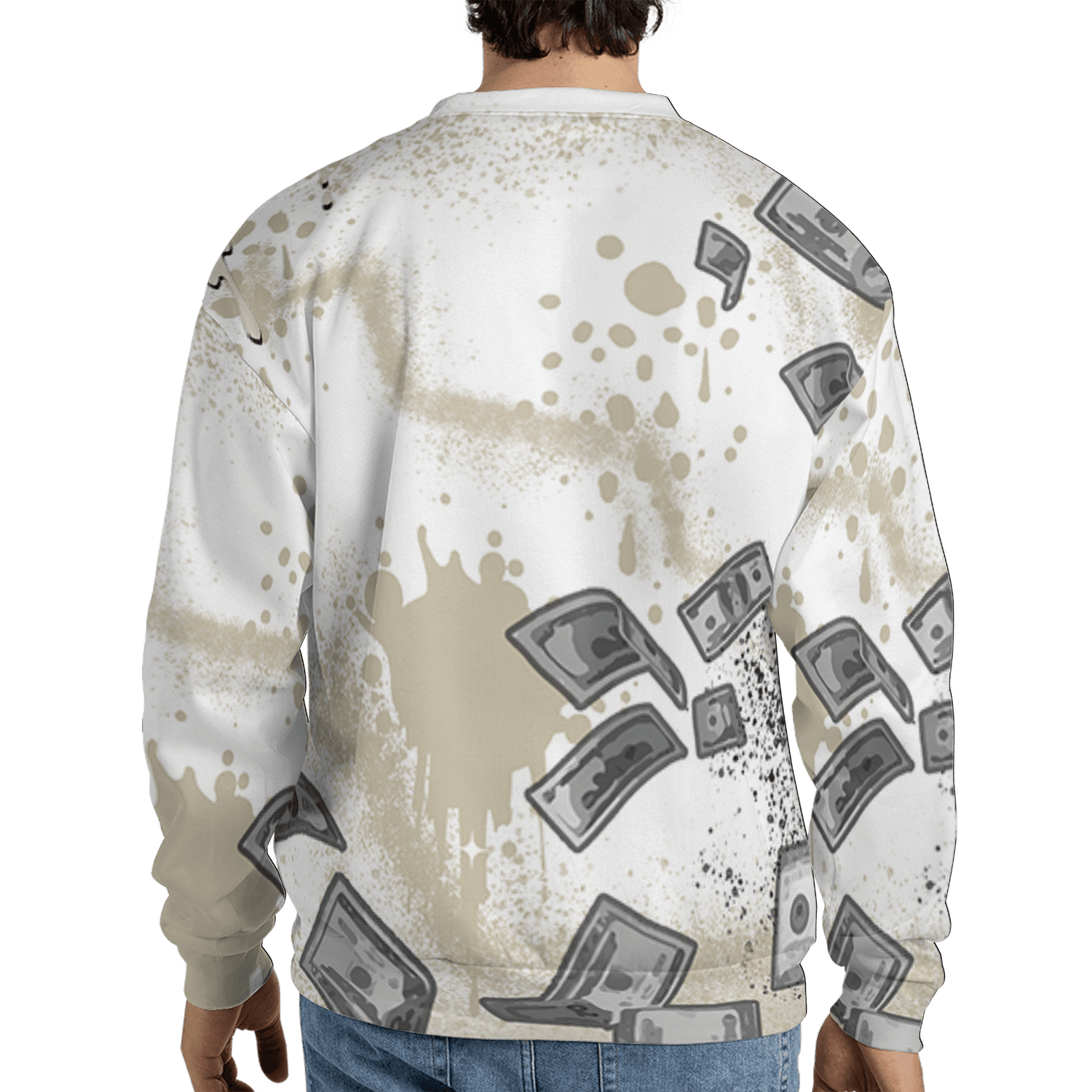 Gratitude 11s Sweatshirt Match Cash Money 3D All-Over Print Splash Paint - NastyJamz