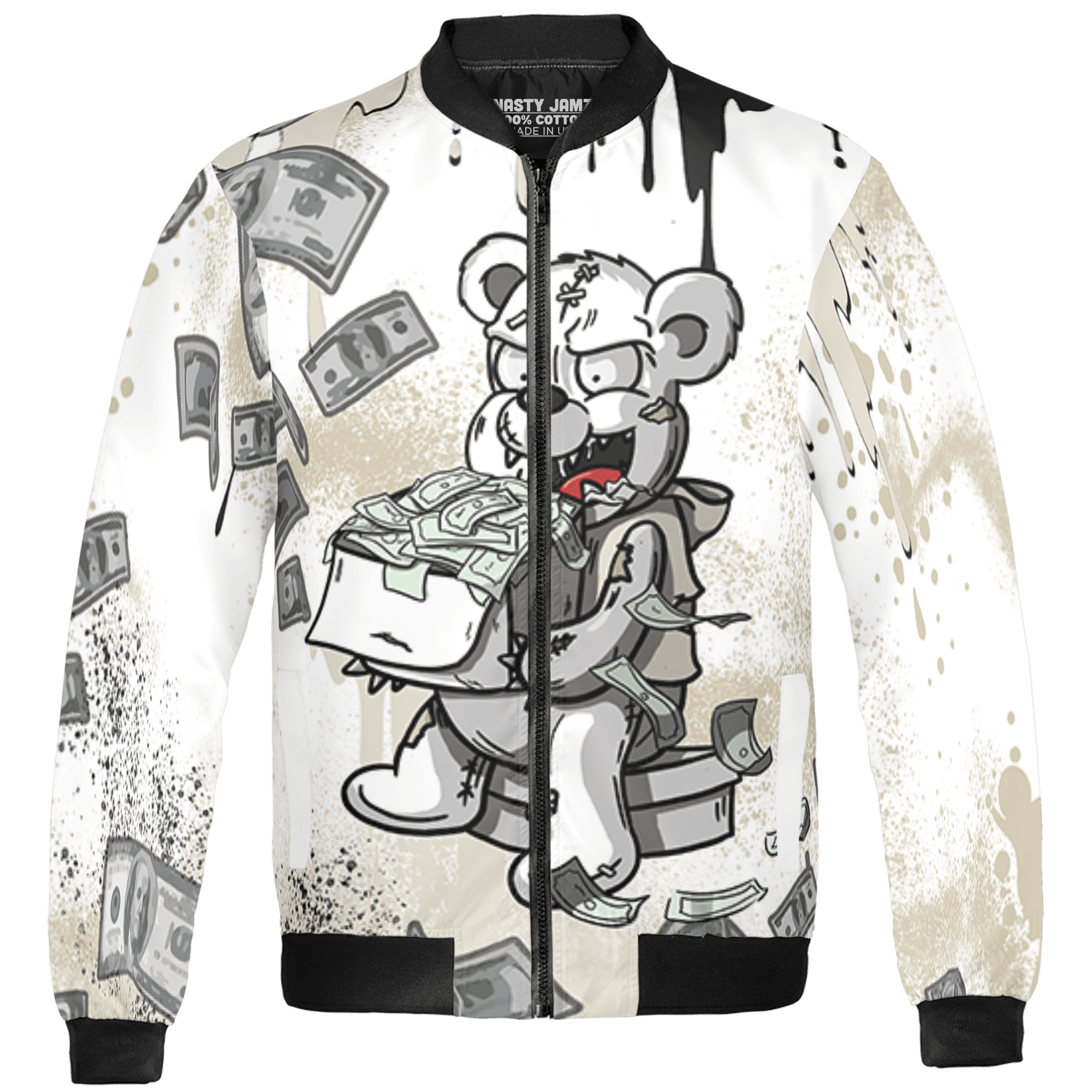 Gratitude 11s Jacket Match Cash Money 3D All-Over Print Splash Paint - NastyJamz