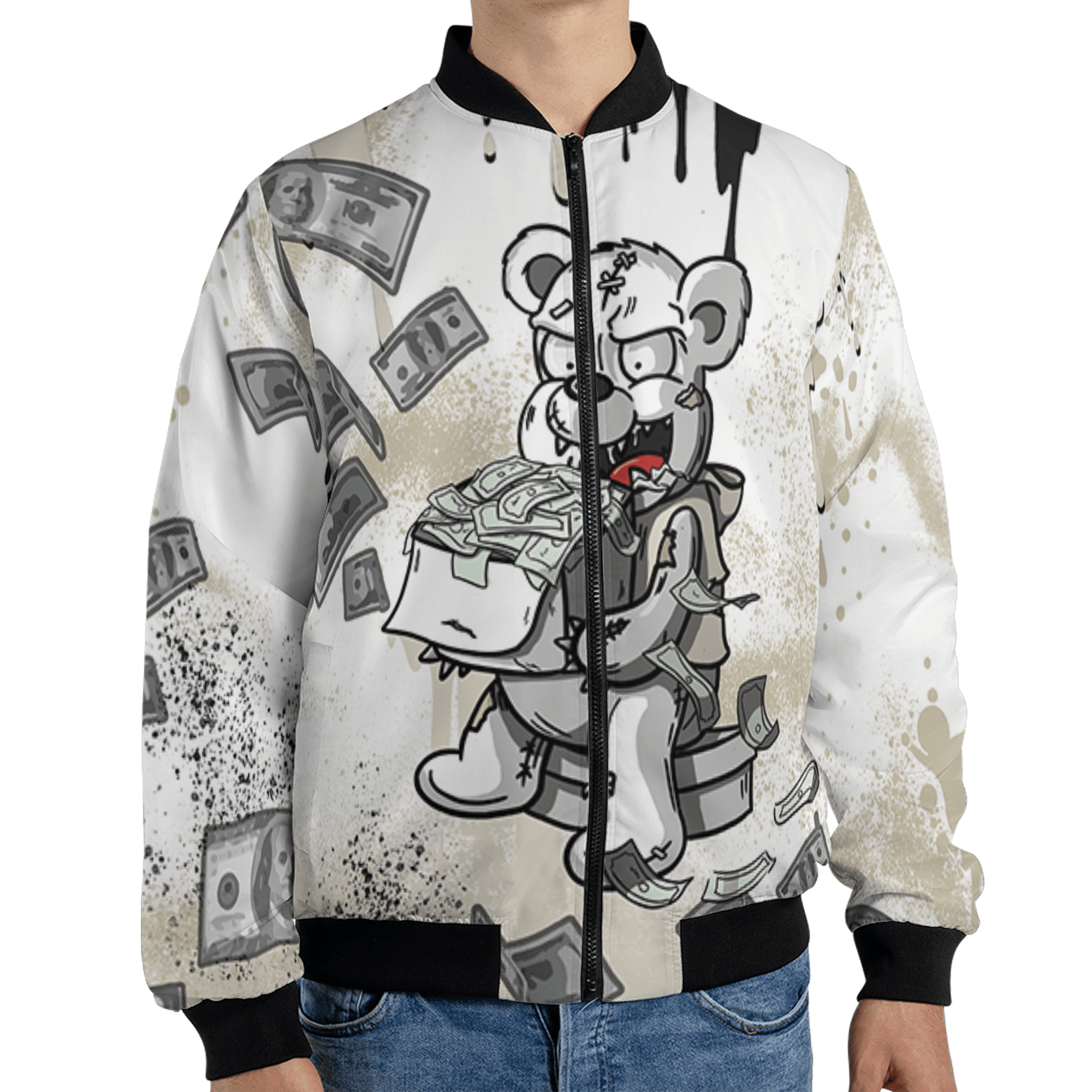 Gratitude 11s Jacket Match Cash Money 3D All-Over Print Splash Paint - NastyJamz
