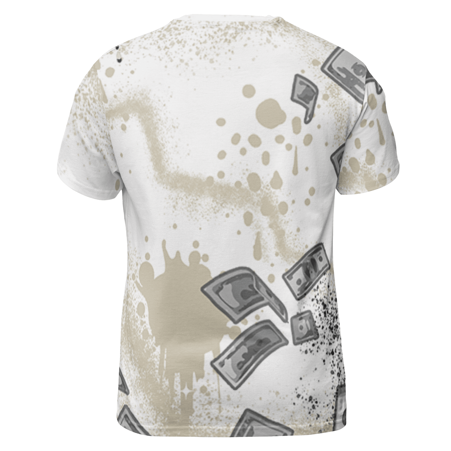 Gratitude 11s T Shirt Match Cash Money 3D All-Over Print Splash Paint - NastyJamz