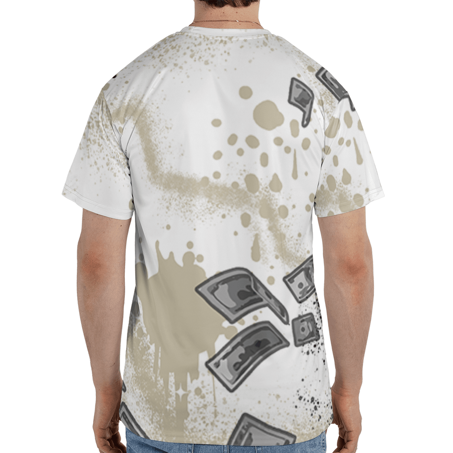 Gratitude 11s T Shirt Match Cash Money 3D All-Over Print Splash Paint - NastyJamz