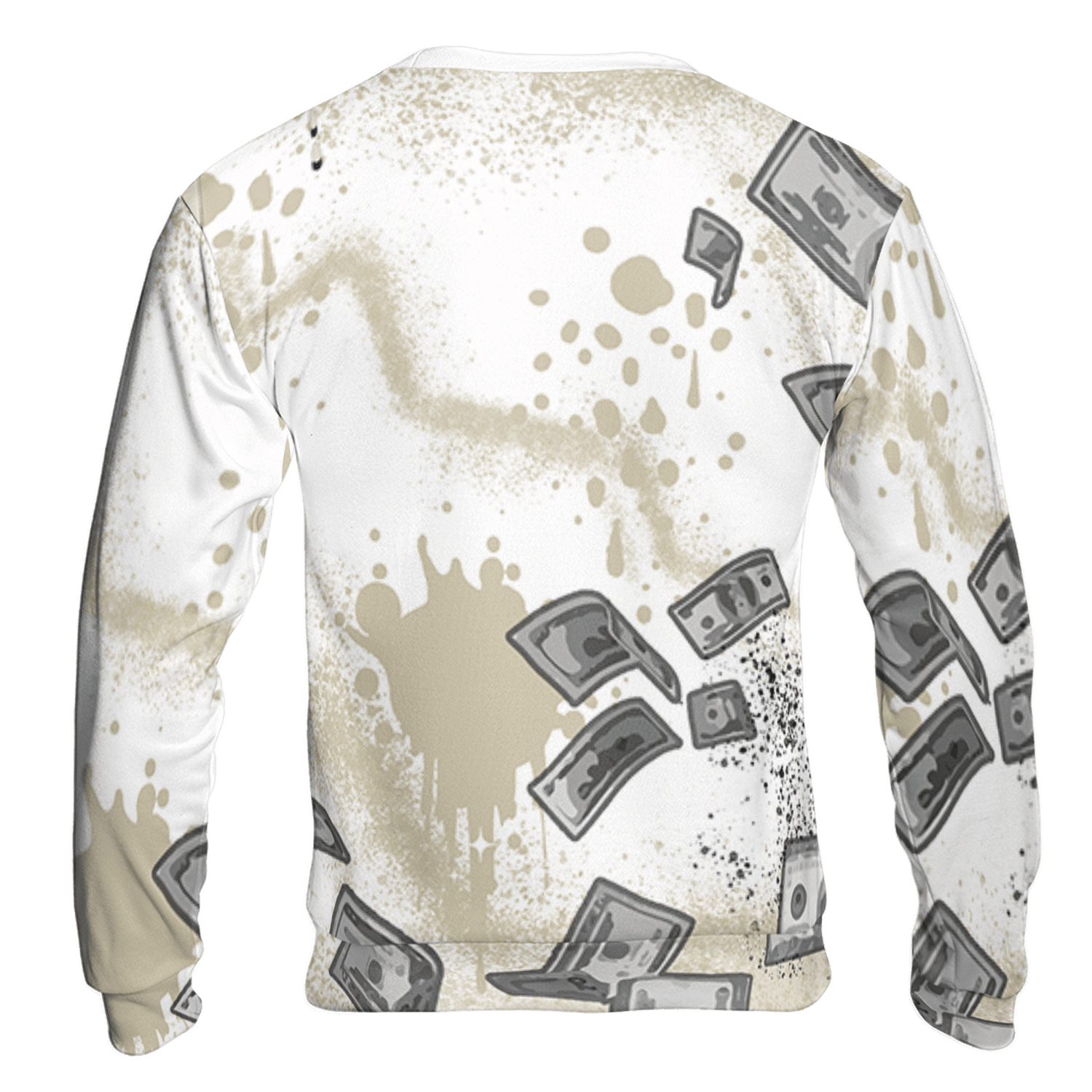 Gratitude 11s Sweatshirt Match Cash Money 3D All-Over Print Splash Paint - NastyJamz