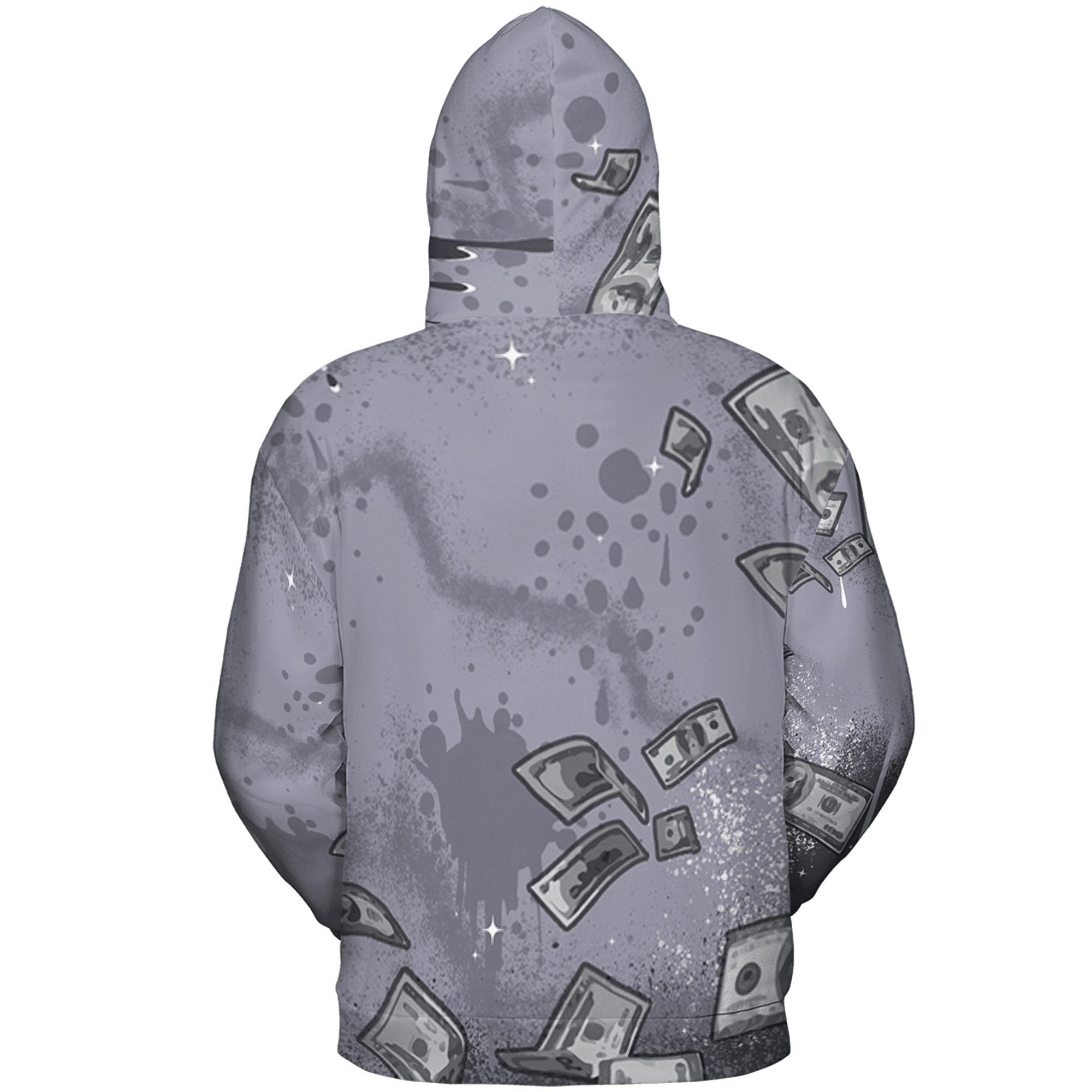 Stealth 14s Hoodie Match Cash Money 3D All-Over Print Splash Paint - NastyJamz