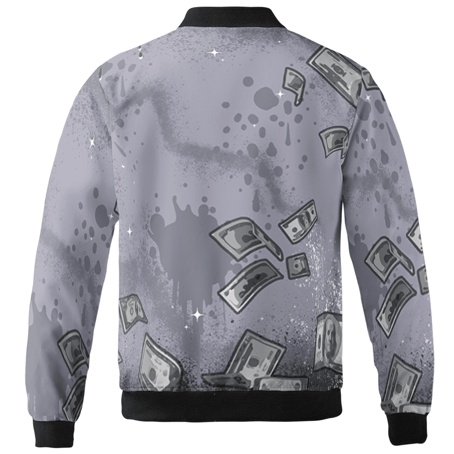 Stealth 14s Jacket Match Cash Money 3D All-Over Print Splash Paint - NastyJamz