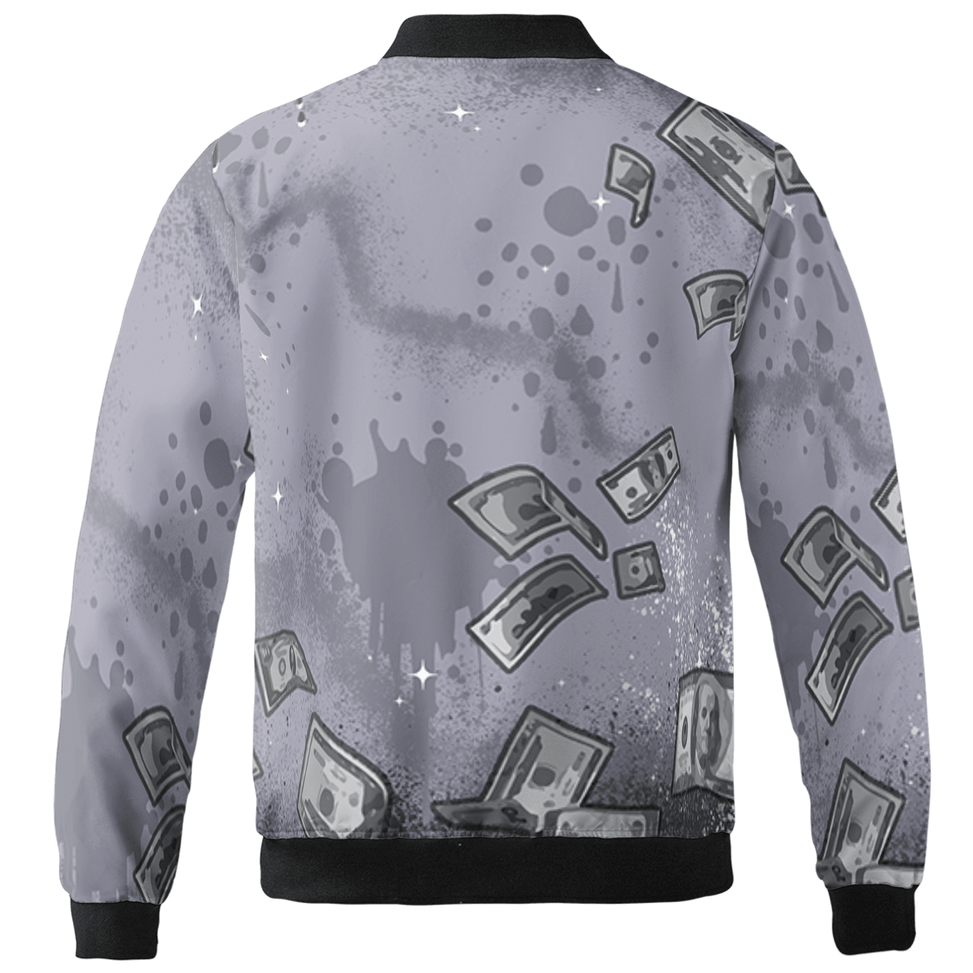 Stealth 14s Jacket Match Cash Money 3D All-Over Print Splash Paint - NastyJamz