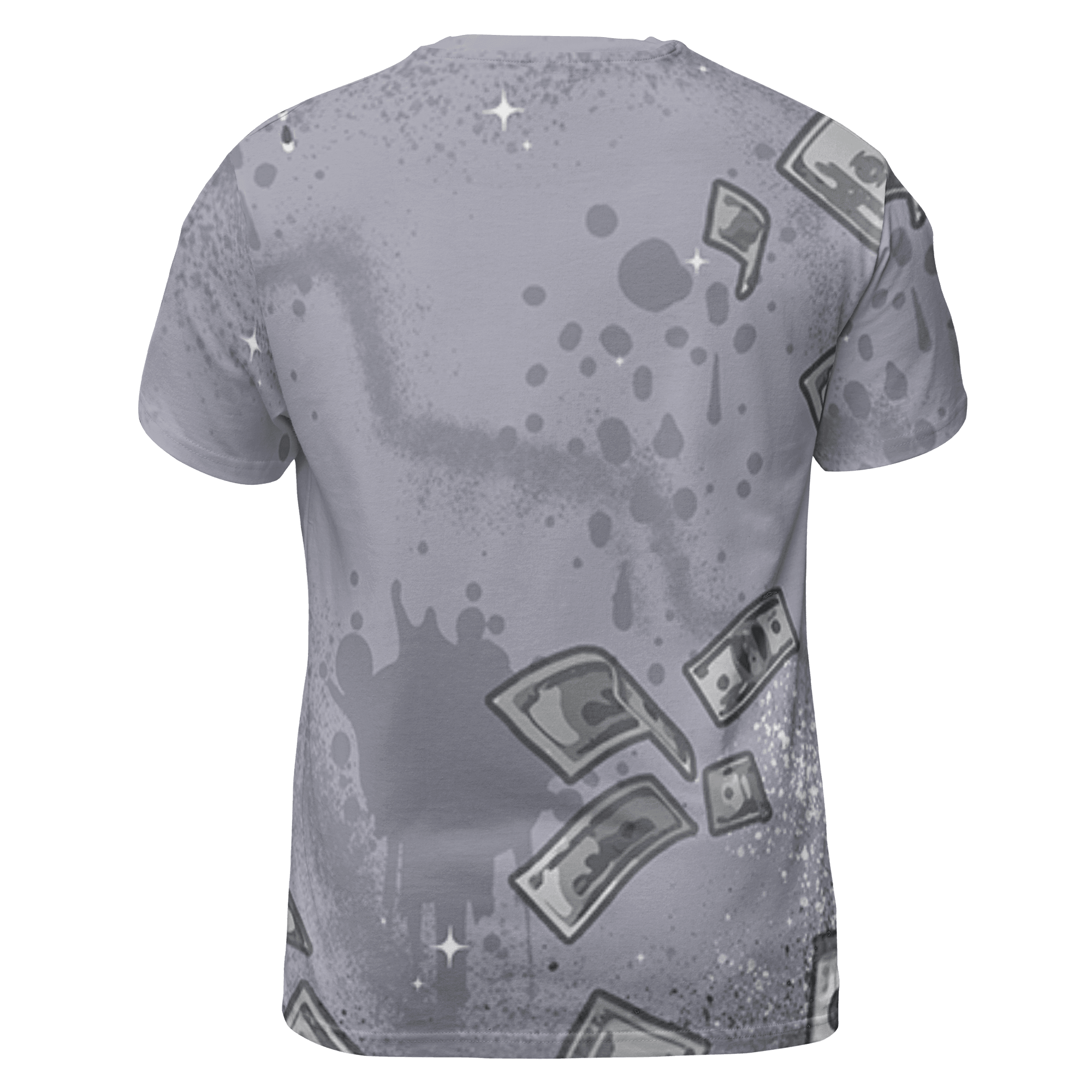 Stealth 14s T Shirt Match Cash Money 3D All-Over Print Splash Paint - NastyJamz