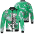 Lucky Green 5s Jacket Match Cash Money 3D All-Over Print Splash Paint - NastyJamz
