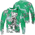 Lucky Green 5s Sweatshirt Match Cash Money 3D All-Over Print Splash Paint - NastyJamz