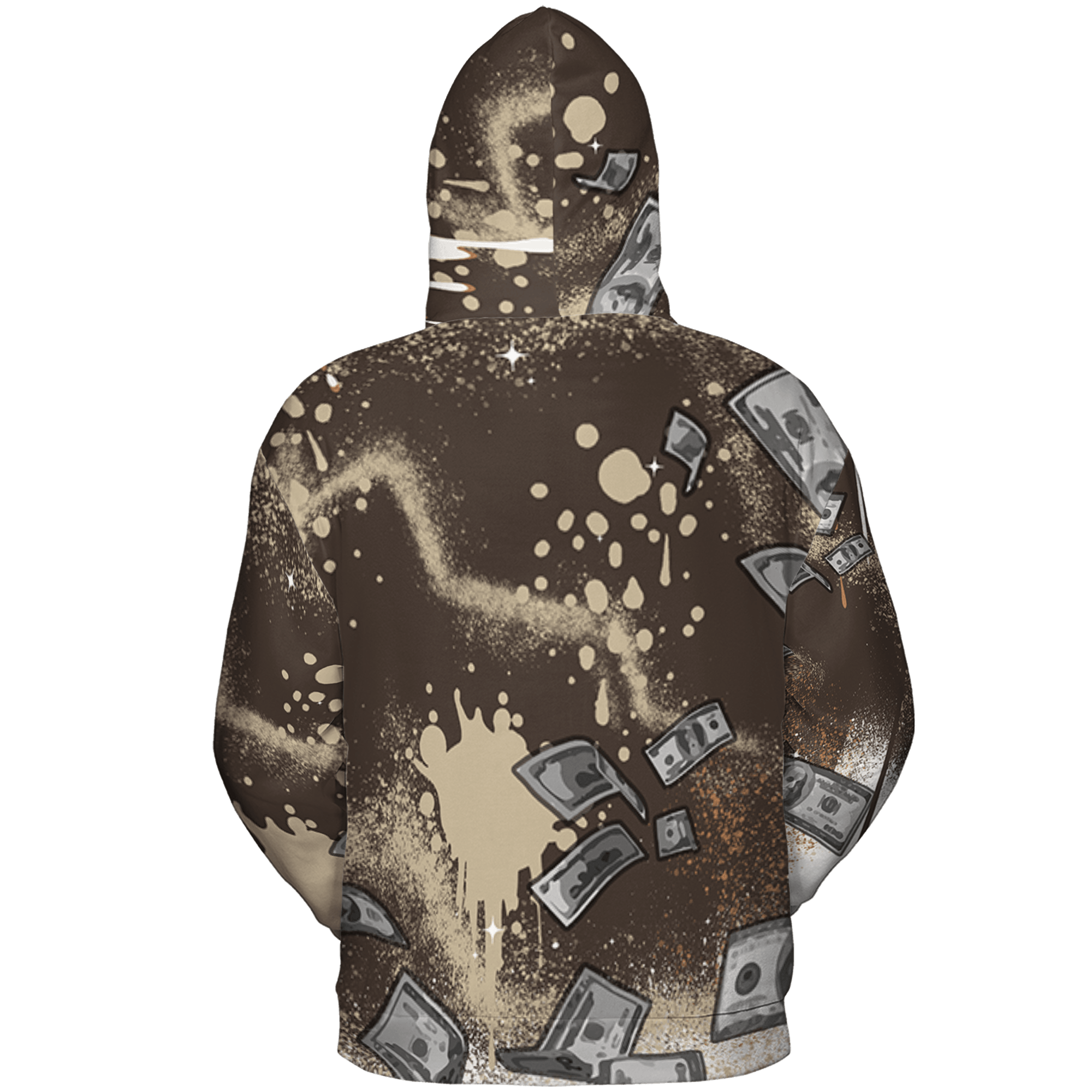 Jumpman Jack Hoodie Match Cash Money 3D All-Over Print Splash Paint - NastyJamz