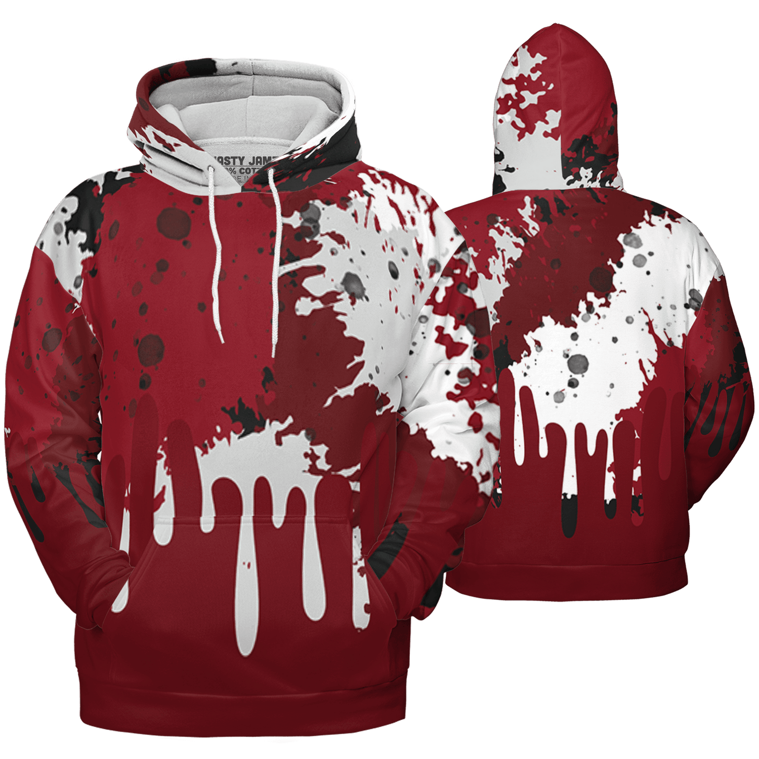 Cherry 12s Hoodie Match Colorful 3D All-Over Print Art - NastyJamz