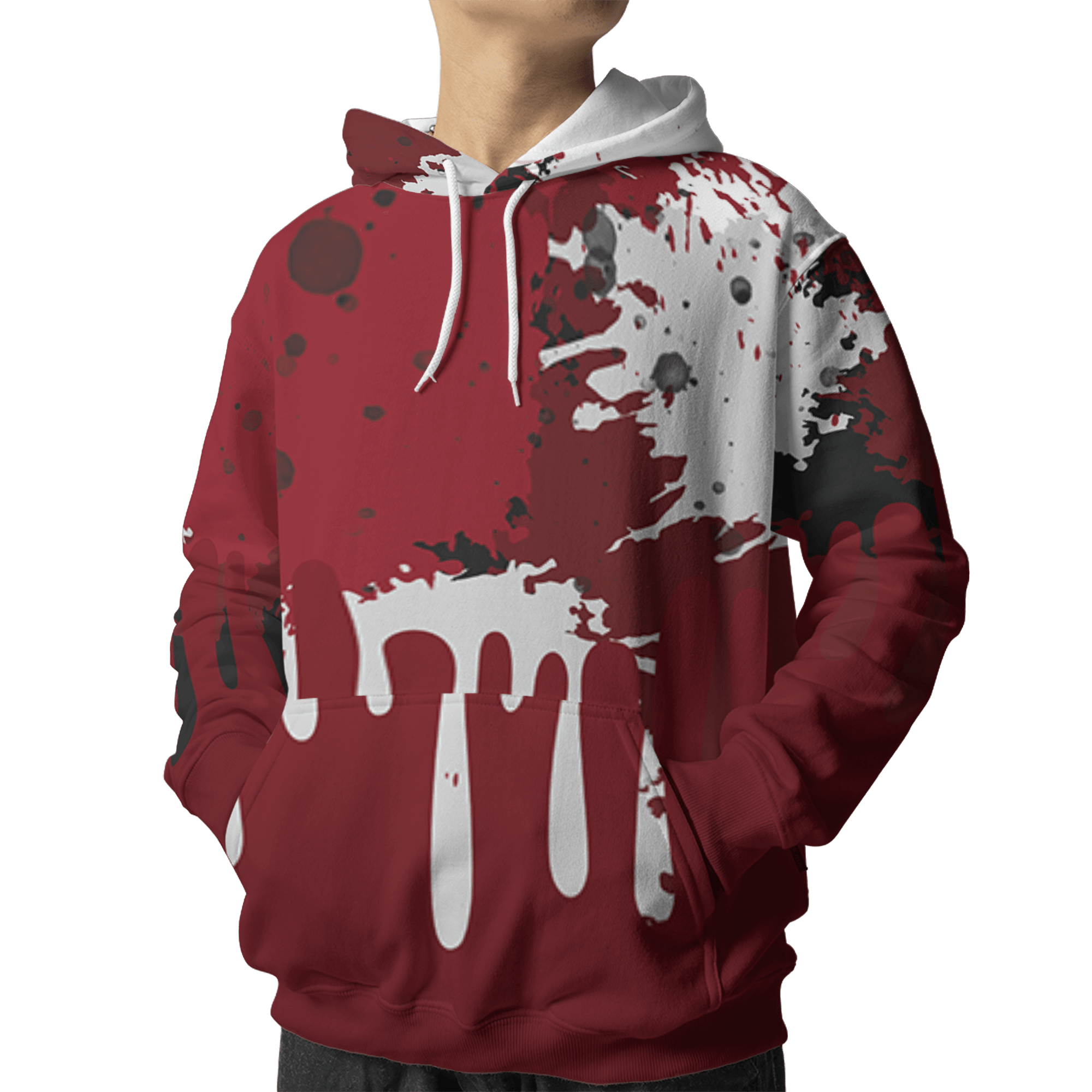 Cherry 12s Hoodie Match Colorful 3D All-Over Print Art - NastyJamz